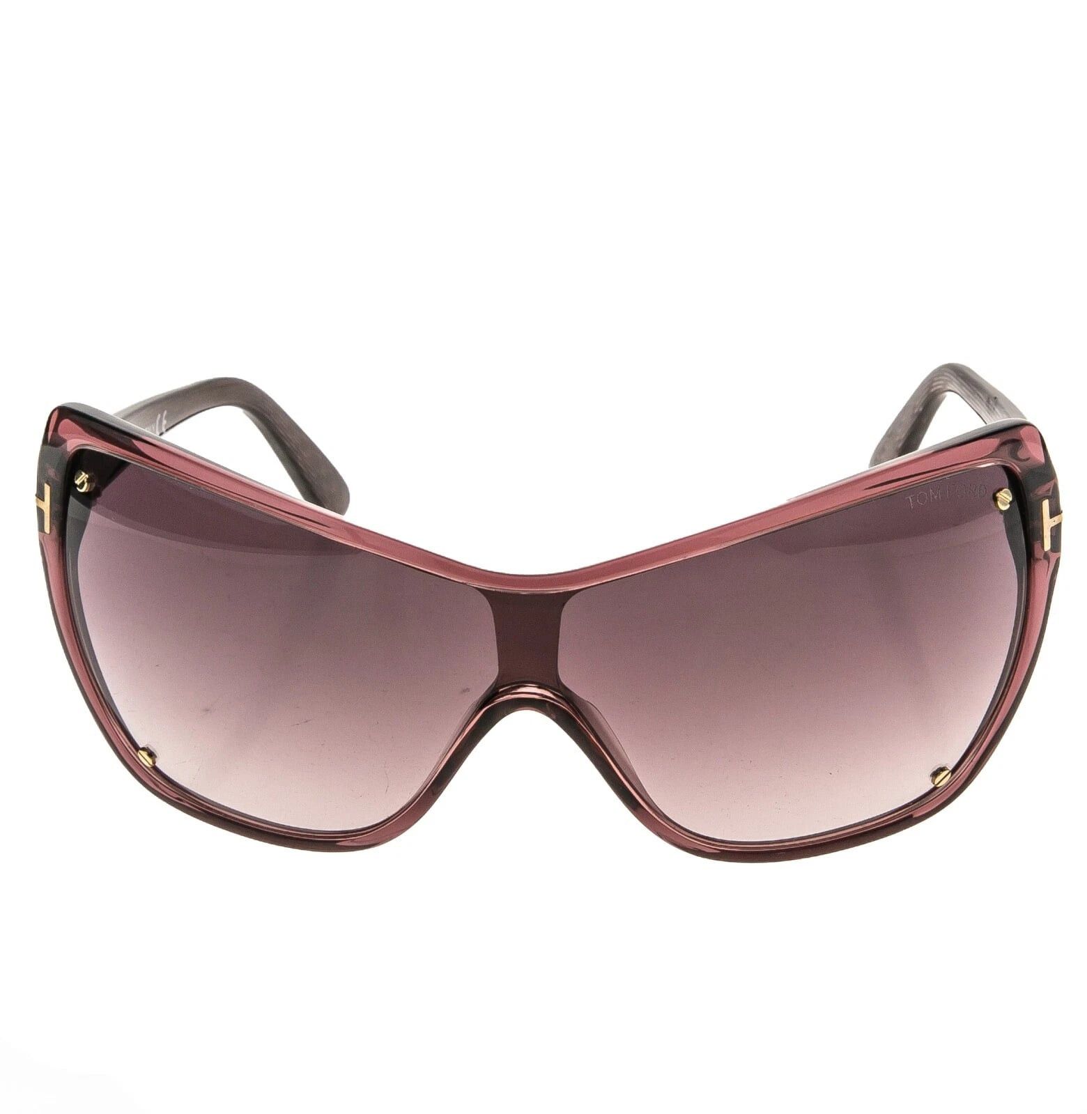 Tom Ford TOM FORD TF363 EKATERINA 71Z Red Wine Screw Visor Mask 363 Size ONE SIZE - 8 Thumbnail