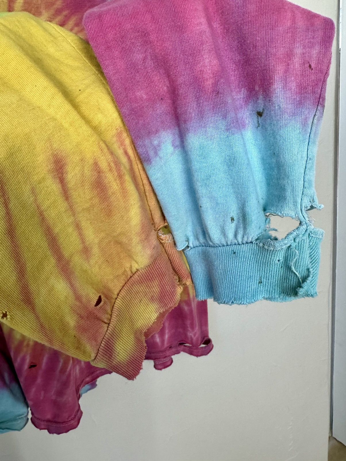 Vintage (L) THRASHED TO PERFECTION Tye Dye Long-Sleeve Tee Size US L / EU 52-54 / 3 - 9 Thumbnail