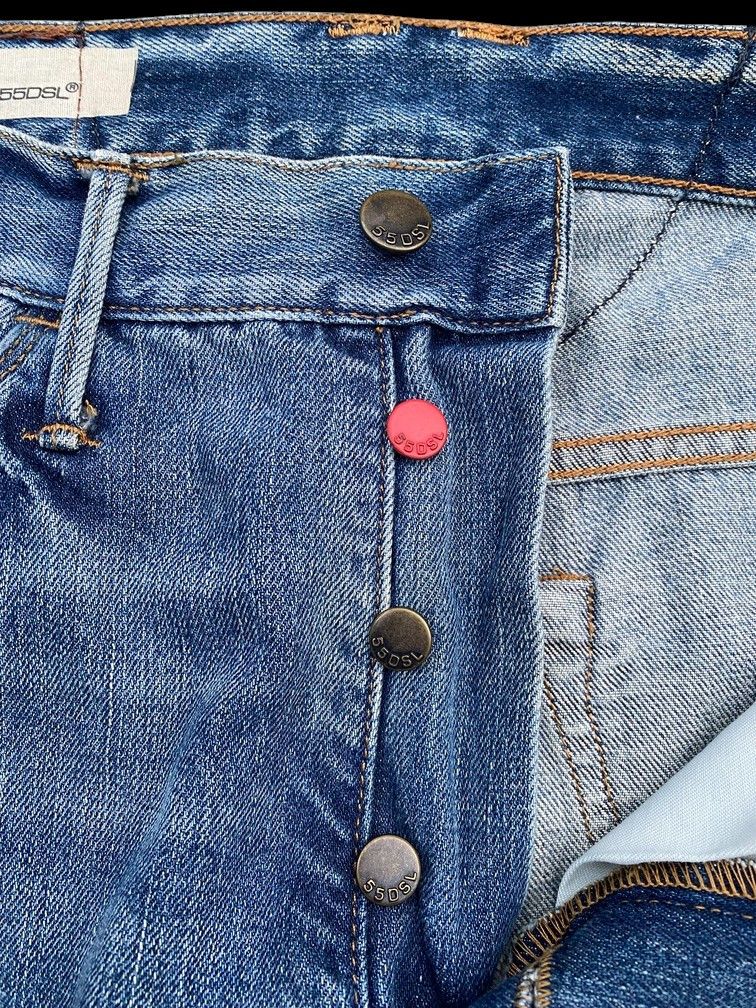 20471120 × 55DSL 55 DSL Mod Pearn Slimfit distressed denim undercover style Size US 30 / EU 46 - 5 Thumbnail