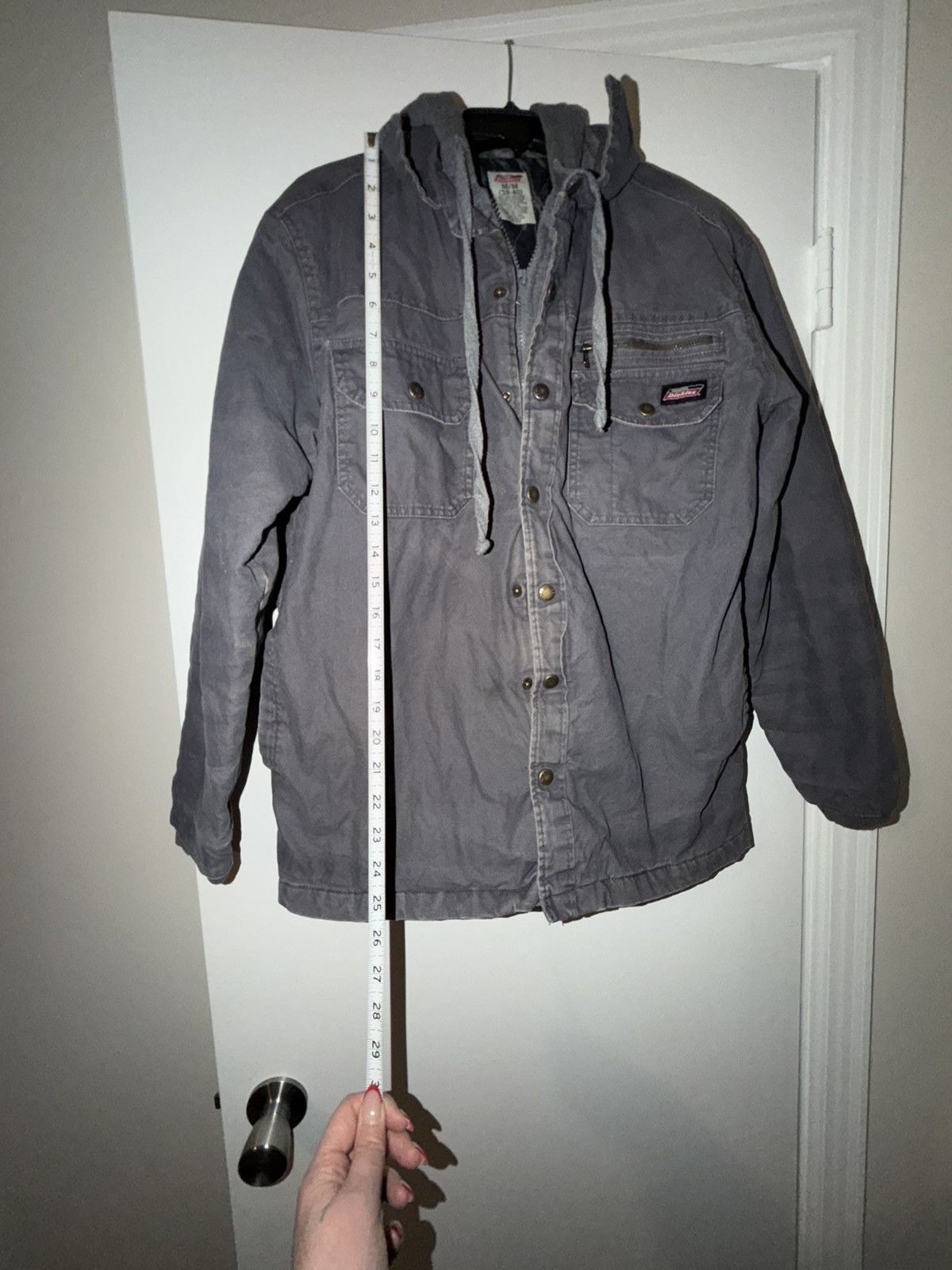 Dickies Vtg Gray Canvas Dickies Full Zip Men’s Hooded Jacket Size M Size US M / EU 48-50 / 2 - 6 Thumbnail
