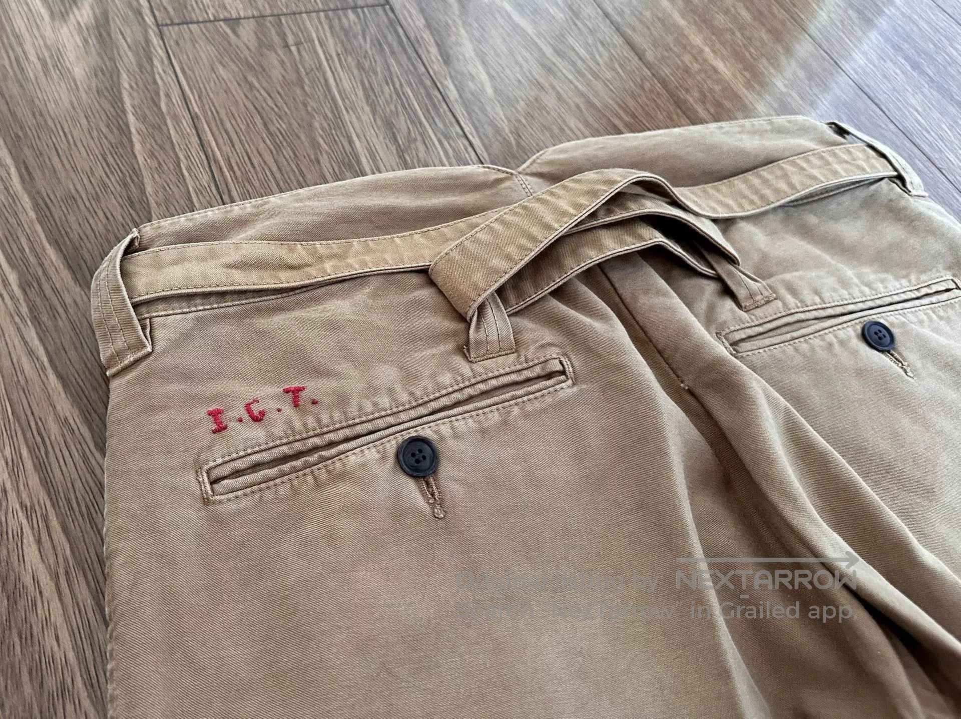Visvim visvim hakama pants in beige color. Size US 30 / EU 46 - 4 Thumbnail