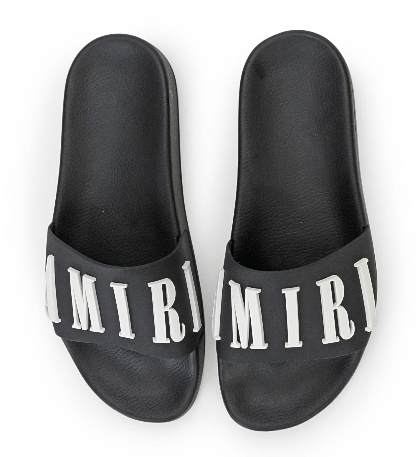 Amiri Amiri Logo Pool Slide Debossed Black size EU 43 Size US 10 / EU 43 - 3 Thumbnail