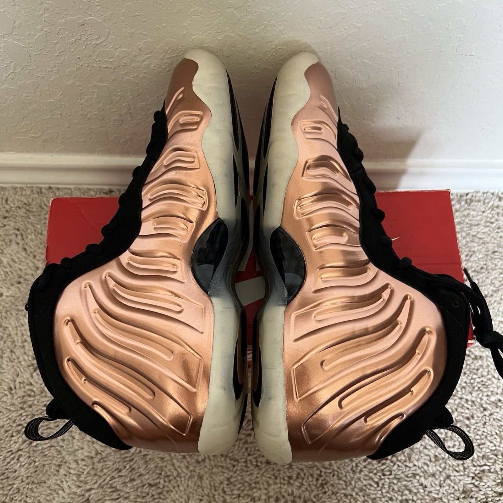 Nike Nike Little Posite One GS Copper 2024 Lifestyle Shoes 7Y Size US 7 / EU 40 - 6 Thumbnail