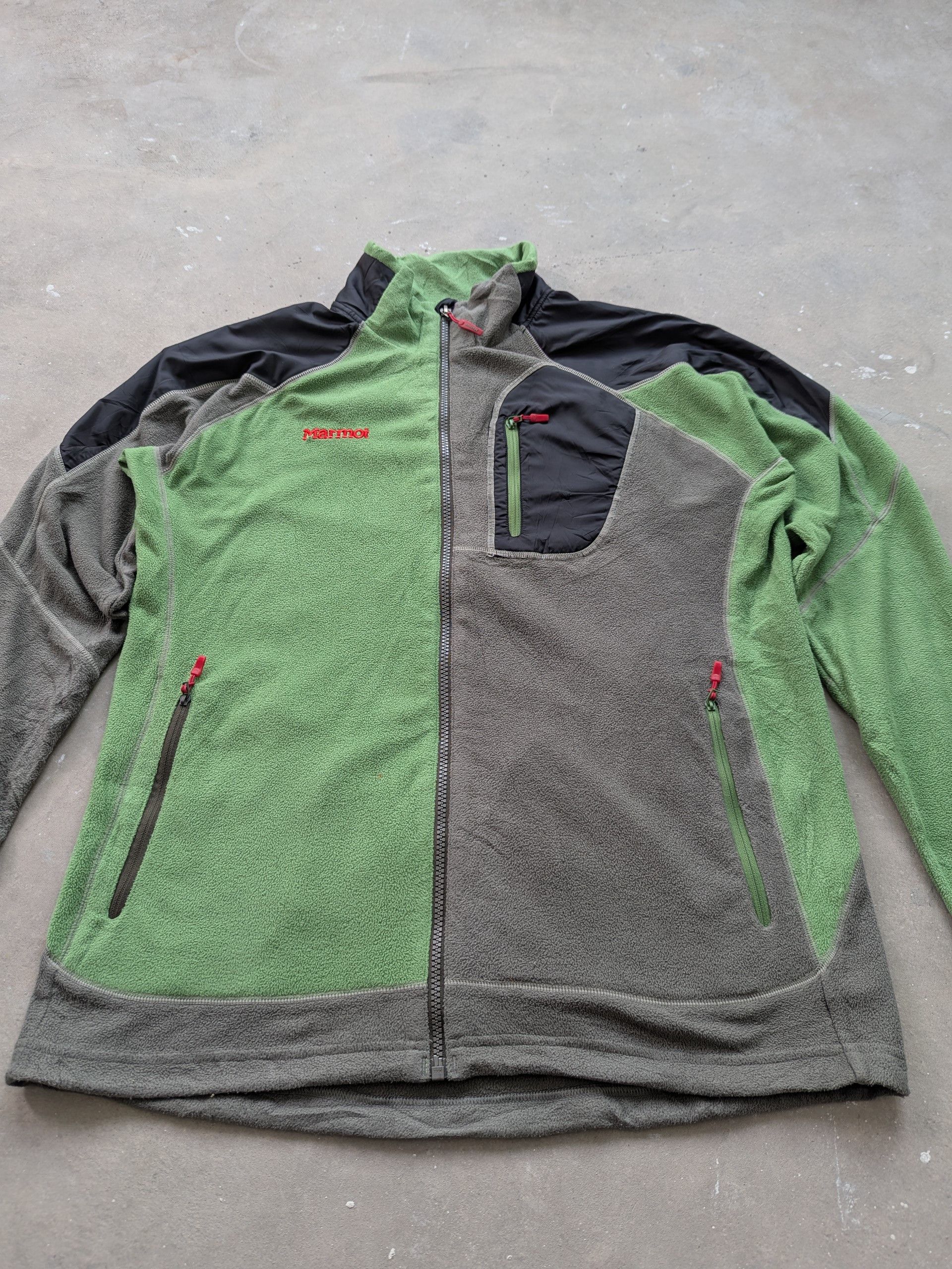 Descente × Marmot × Vintage Vintage Marmot Fleece Jacket Colour Block Size US M / EU 48-50 / 2 - 6 Thumbnail