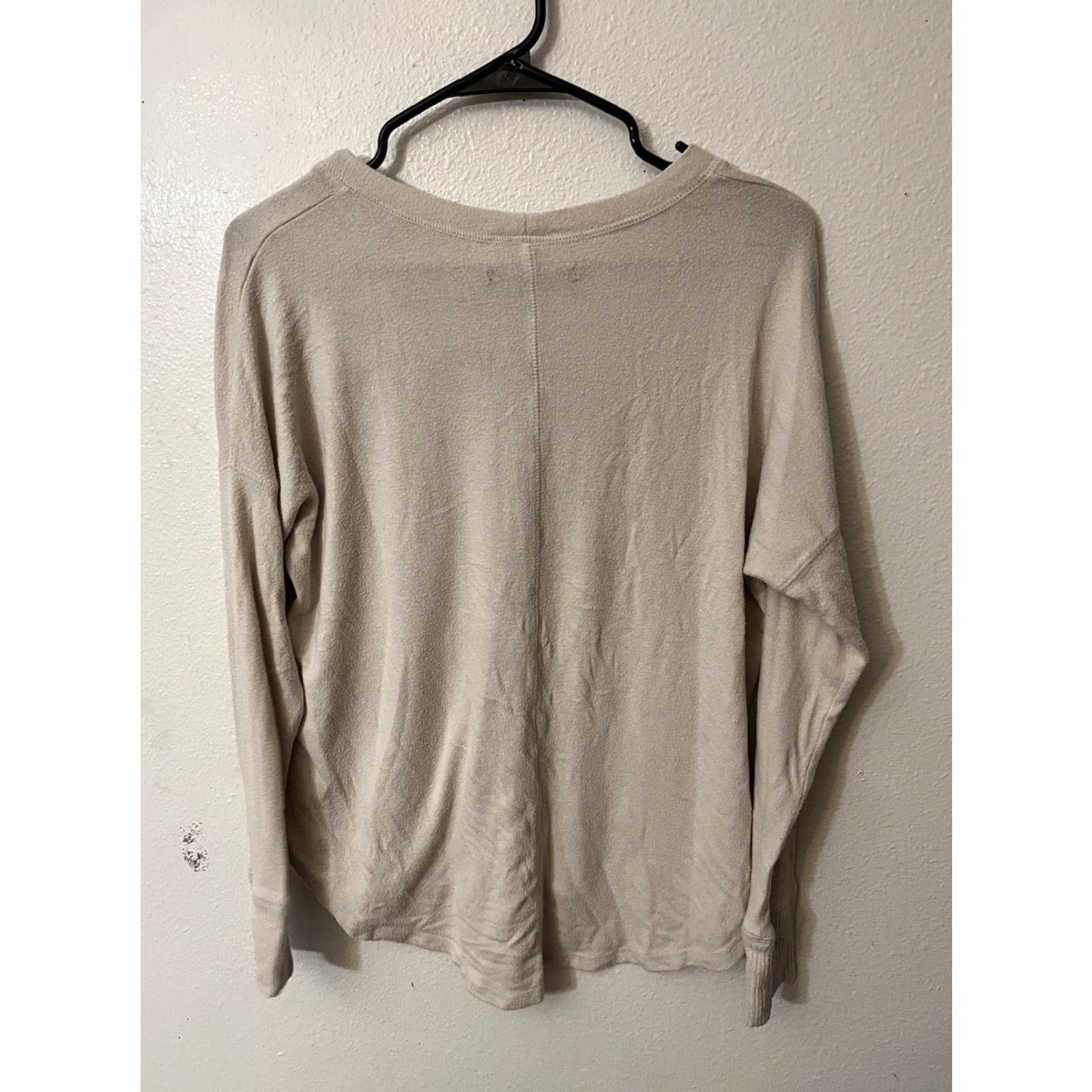 Abercrombie & Fitch Abercrombie & Fitch Cardigan Women XS V-Neck Beige Button Open-Knit Sweater" Size XS / US 0-2 / IT 36-38 - 2 Thumbnail