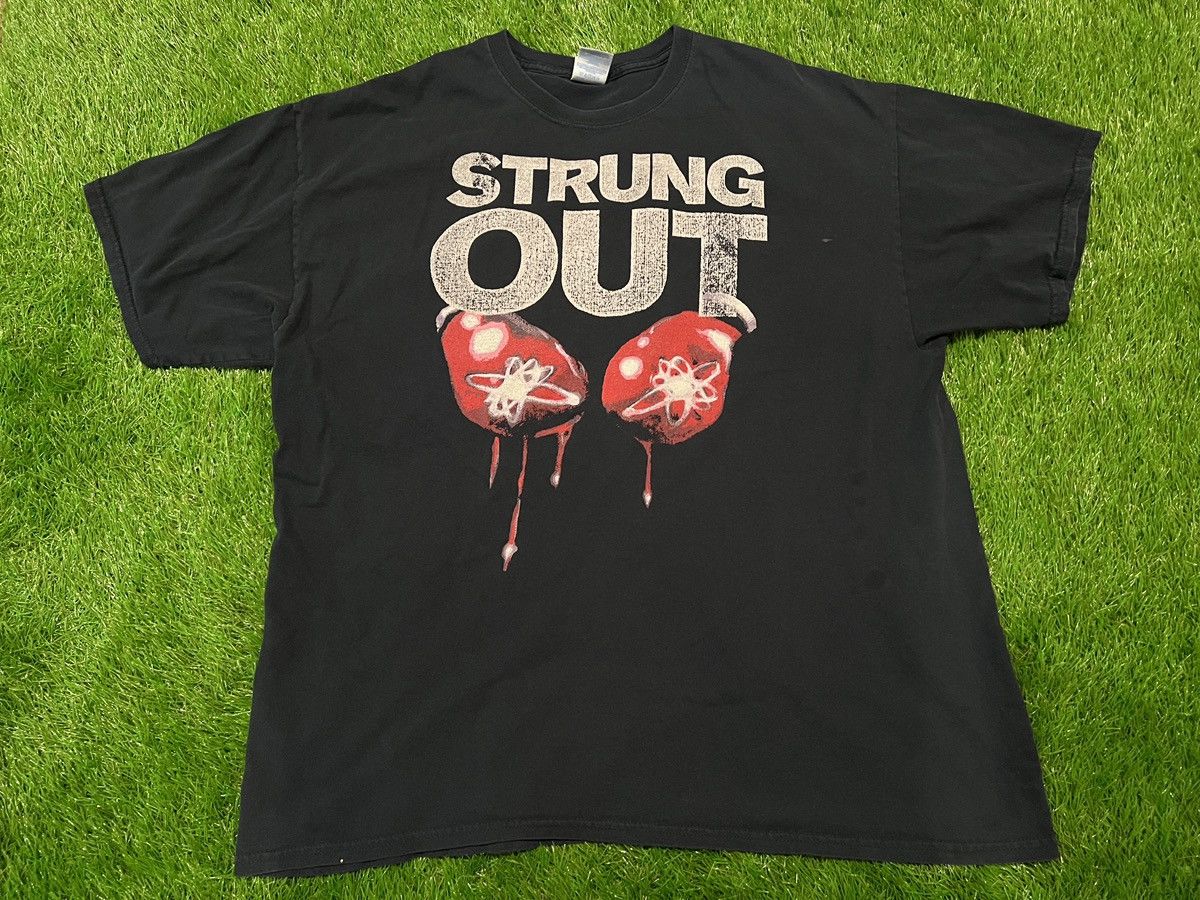 Band Tees Vintage Strung Out - Contenders Gloves Fat Wreck Chords Size US XL / EU 56 / 4 - 1 Thumbnail