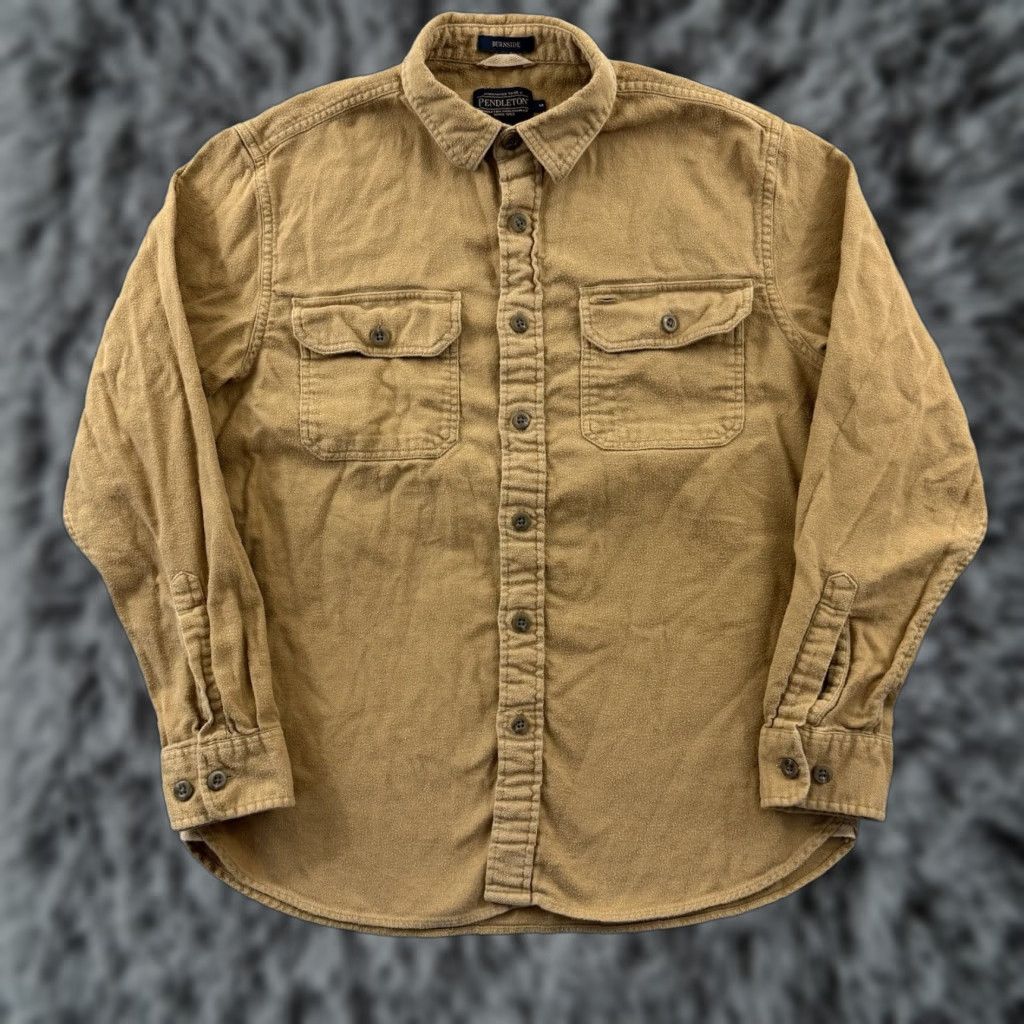 Pendleton Pendleton Burnside Shirt Mens M Brown Long Sleeve Flannel Button Up Outdoor Workwear Cotton Size US M / EU 48-50 / 2 - 1 Thumbnail