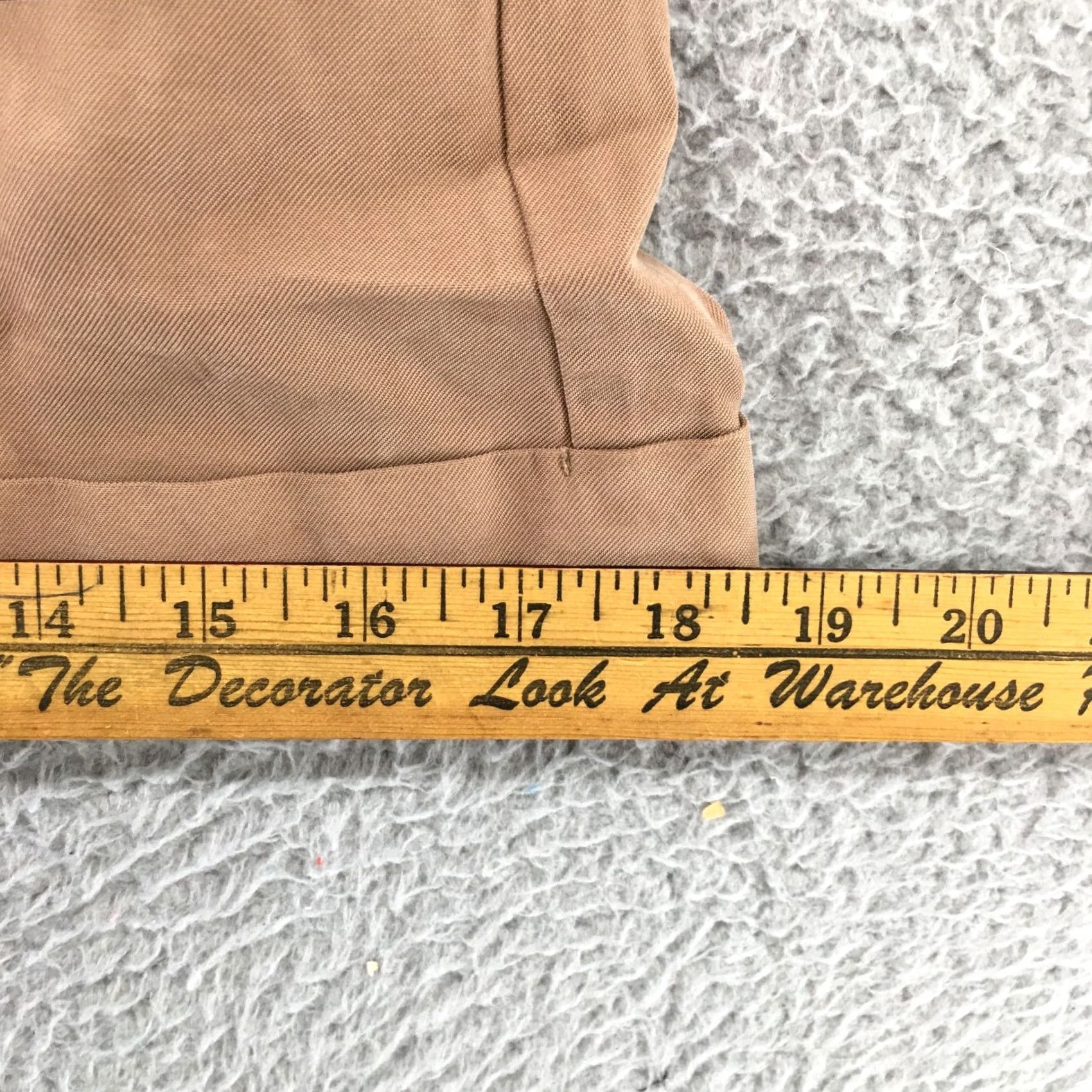Worthington Worthington Chino Shorts Womens 26W Brown Hi-Rise Flat Front Zip Fly Casual NEW Shirt Womens Brown 90s? Size 26" / US 2 / IT 38 - 5 Thumbnail