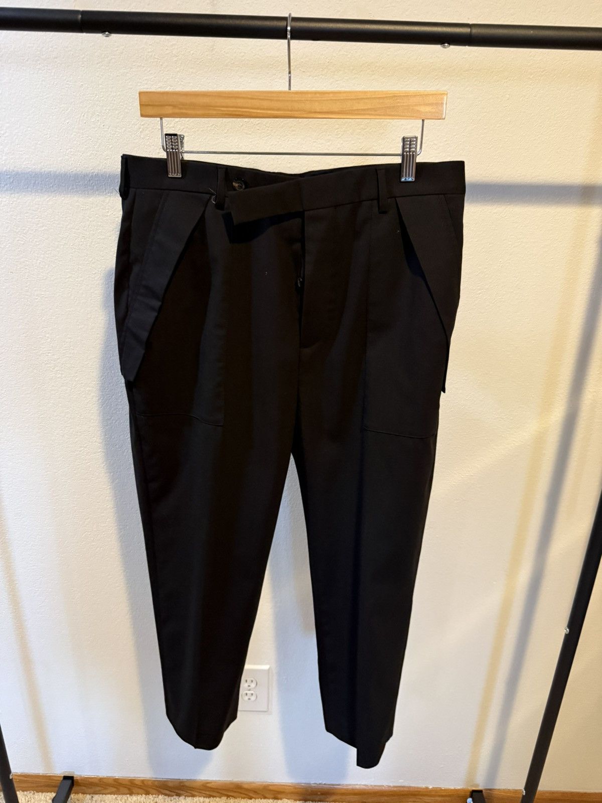 Rick Owens Black Astaire Pants Size US 32 / EU 48 - 1 Thumbnail