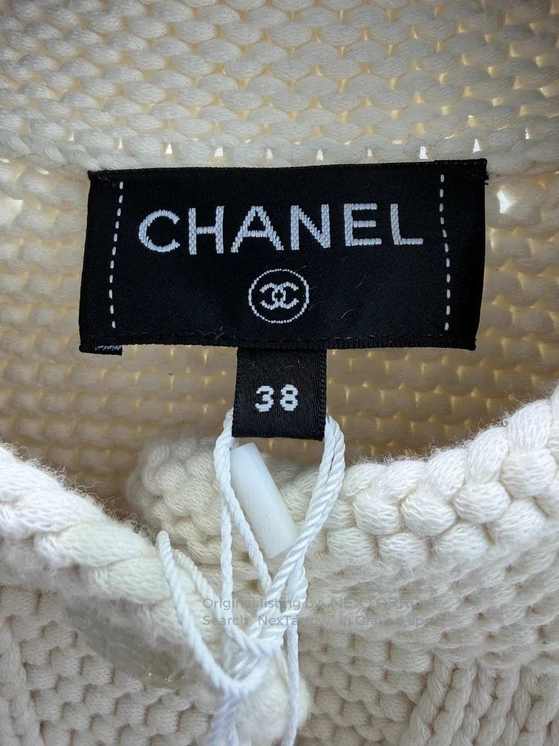 Chanel Chanel High-end craft workshop series white knitted short Size XS / US 0-2 / IT 36-38 - 4 Thumbnail