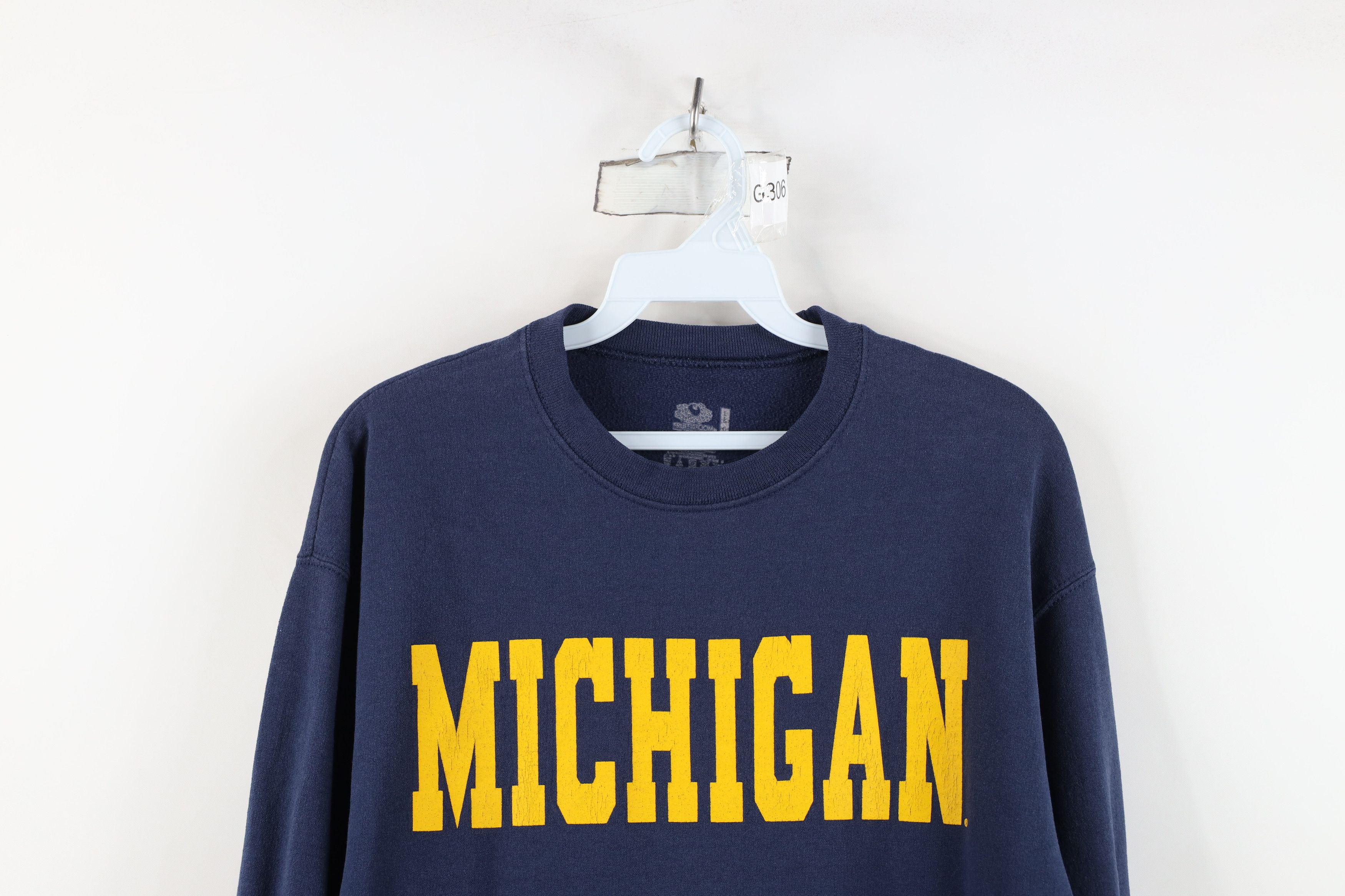 Vintage Y2K Spell University of Michigan Crewneck Sweatshirt Blue Size US L / EU 52-54 / 3 - 2 Thumbnail