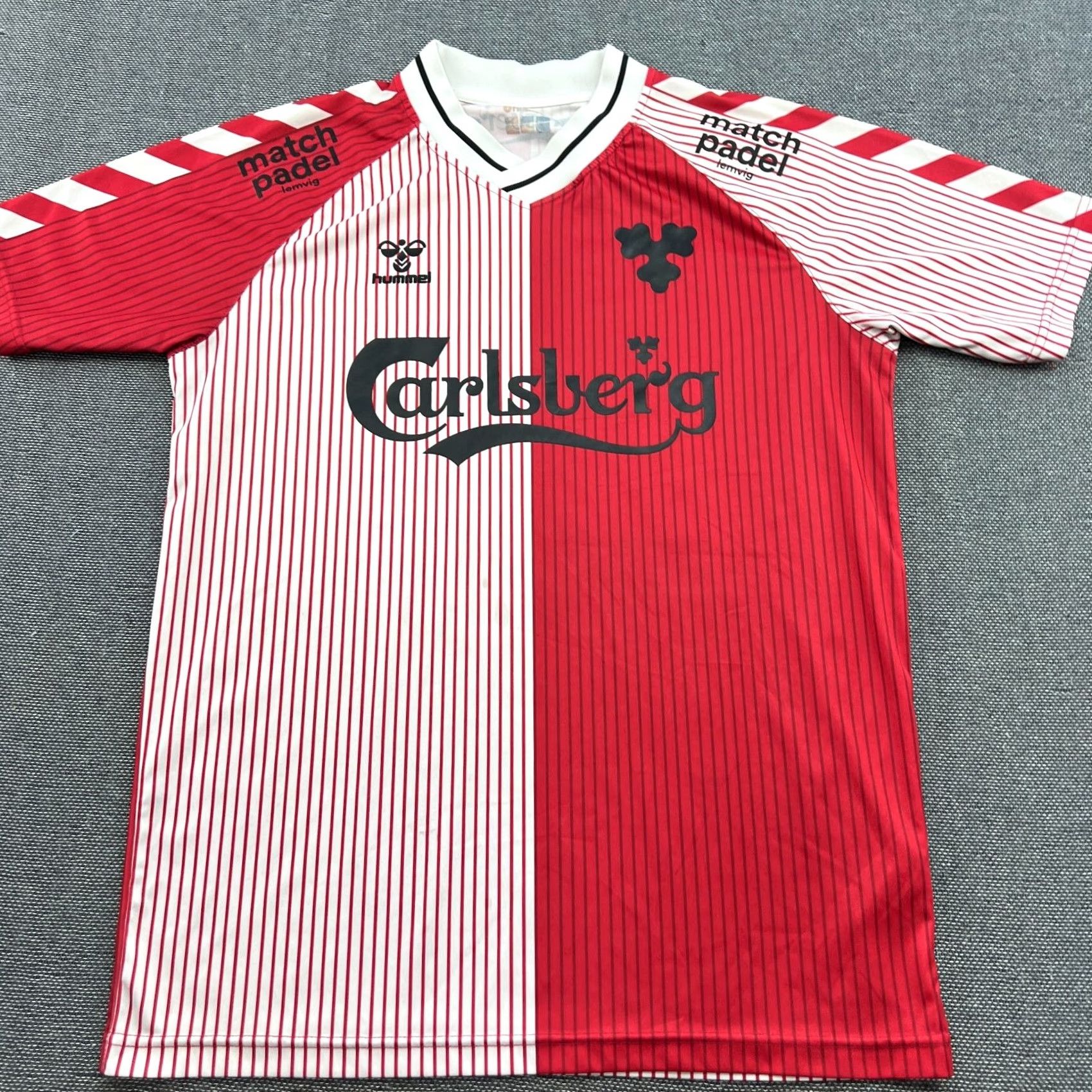 Hummel Denmark 1986 Home Preben Elkjaer #10 Jersey Mens M Retro Re-Issue Hummel Shirt Football Sports Size US M / EU 48-50 / 2 - 4 Thumbnail