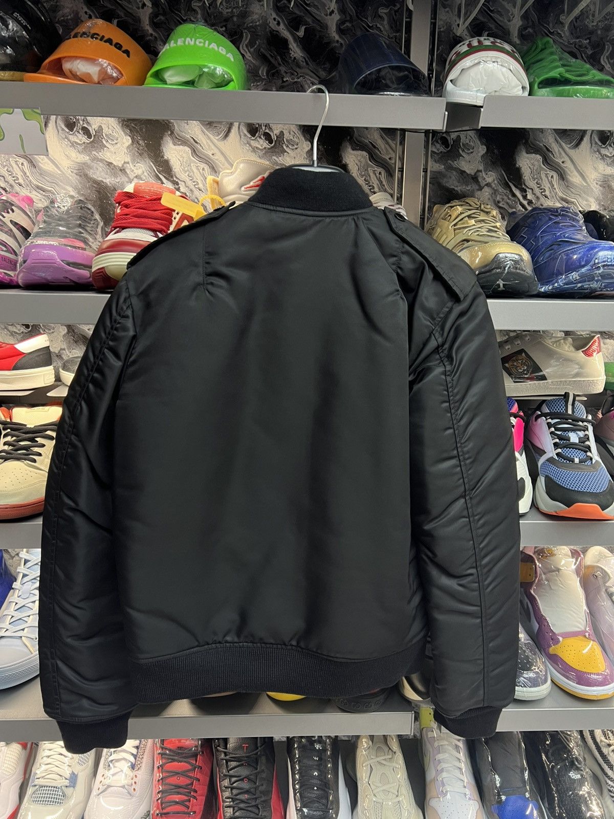 Saint Laurent Paris Saint Laurent Shell Bomber Jacket Size XS / US 0-2 / IT 36-38 - 2 Thumbnail