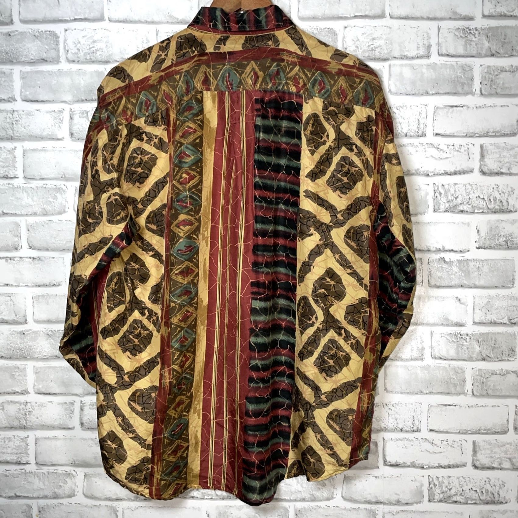 Whistles VTG Whistles Silk Safari Print Long Sleeve Button-Down WOMENS Size M Size M / US 6-8 / IT 42-44 - 6 Thumbnail