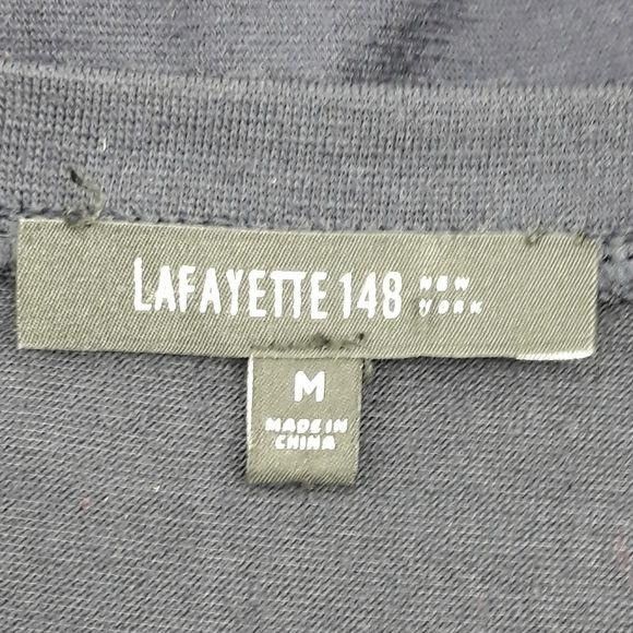 Other Lafayette 148 Wool Baseball Jersey Sz M Long Sleeve Color Bl Size M / US 6-8 / IT 42-44 - 2 Thumbnail