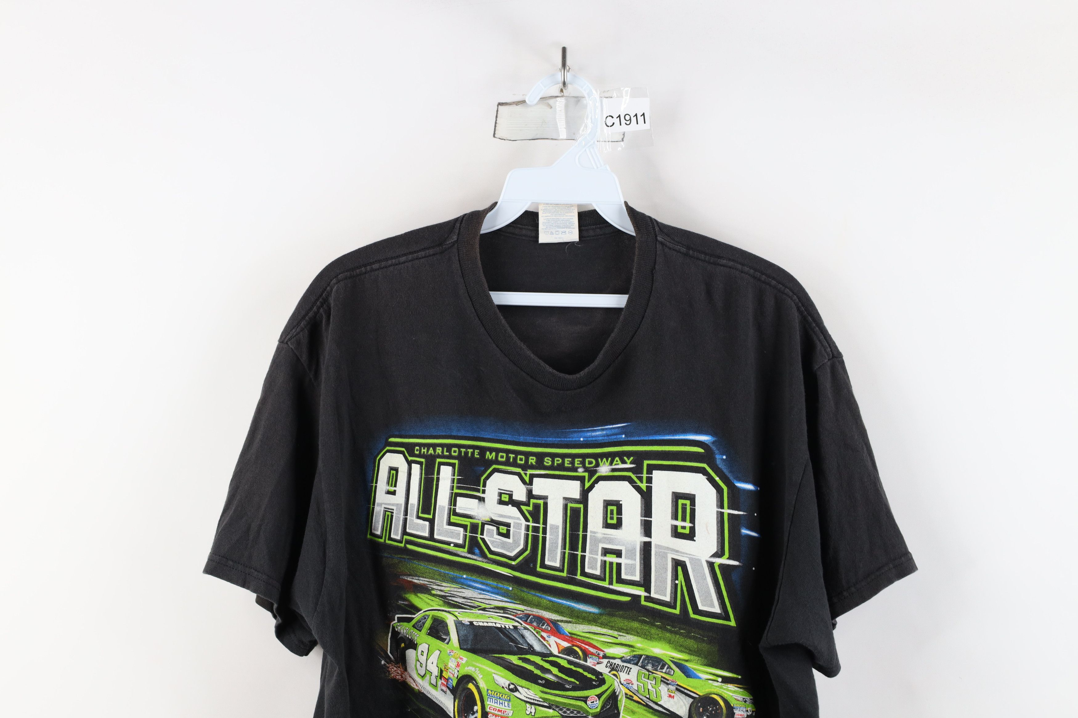 Vintage Vintage Y2K Charlotte Motor Speedway Car Racing T-Shirt Size US L / EU 52-54 / 3 - 2 Thumbnail