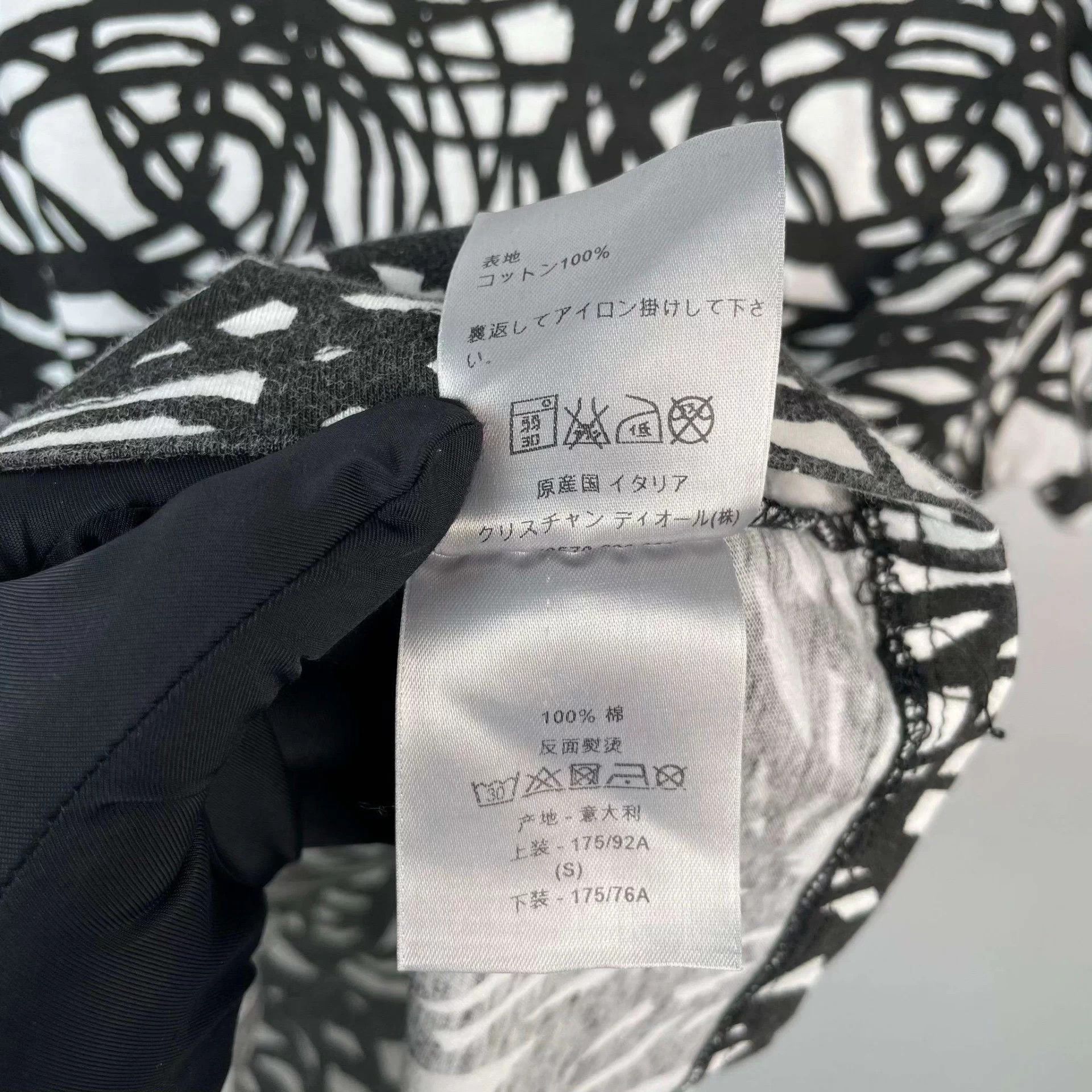 Dior Dior Cotton T-shirt S Black & White Size S / US 4 / IT 40 - 5 Thumbnail