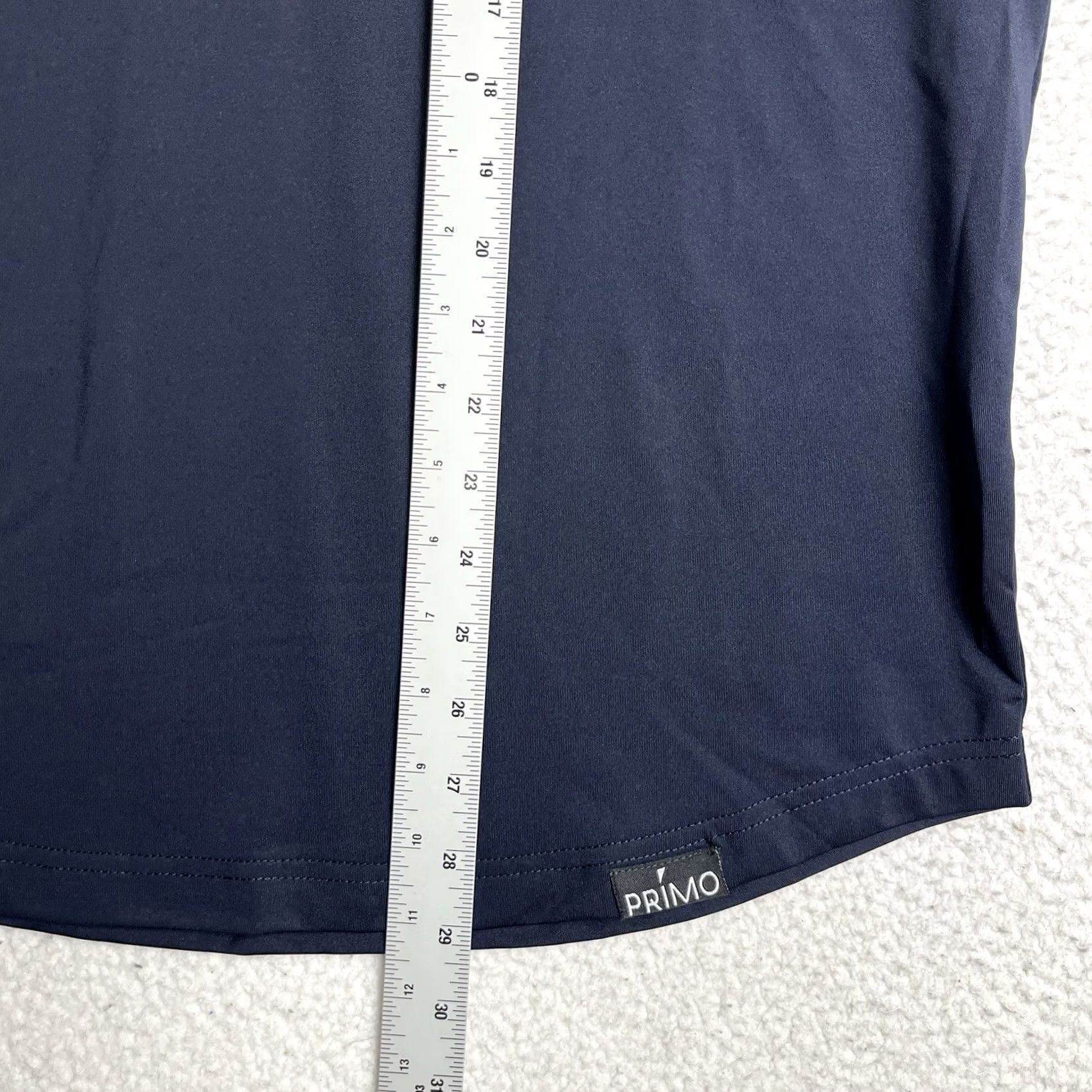 Vintage Primo Shirt Mens M Blue NWT Polo Medium Blade Collar Golf Performance Stretch Navy Size US M / EU 48-50 / 2 - 4 Thumbnail