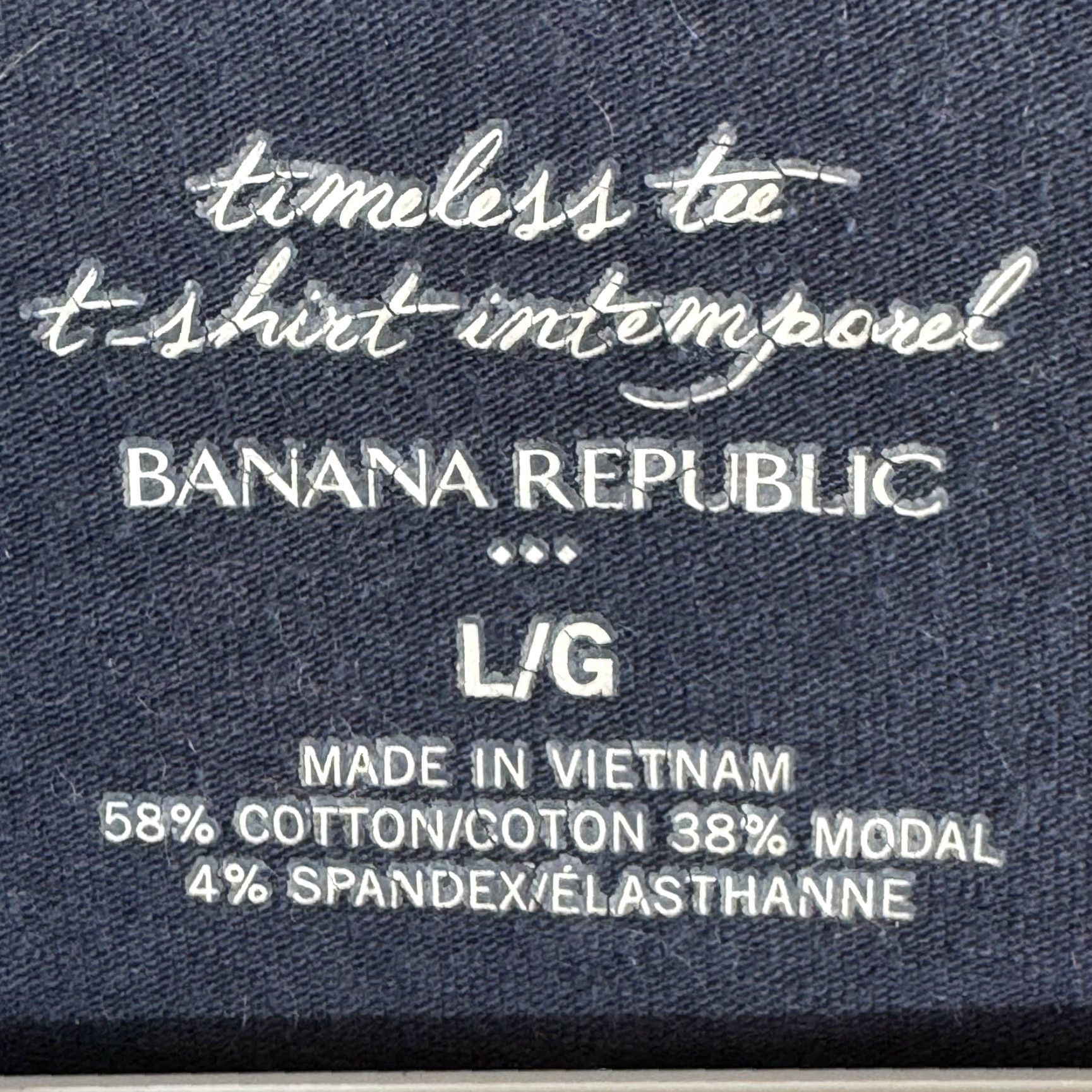 Banana Republic Banana Republic Shirt Blue Cotton Stretch Long Sleeve Pullover – Size L, Regular, Women, Casual Comfort, Round Neck, Knit, Machine Washable Size L / US 10 / IT 46 - 7 Thumbnail