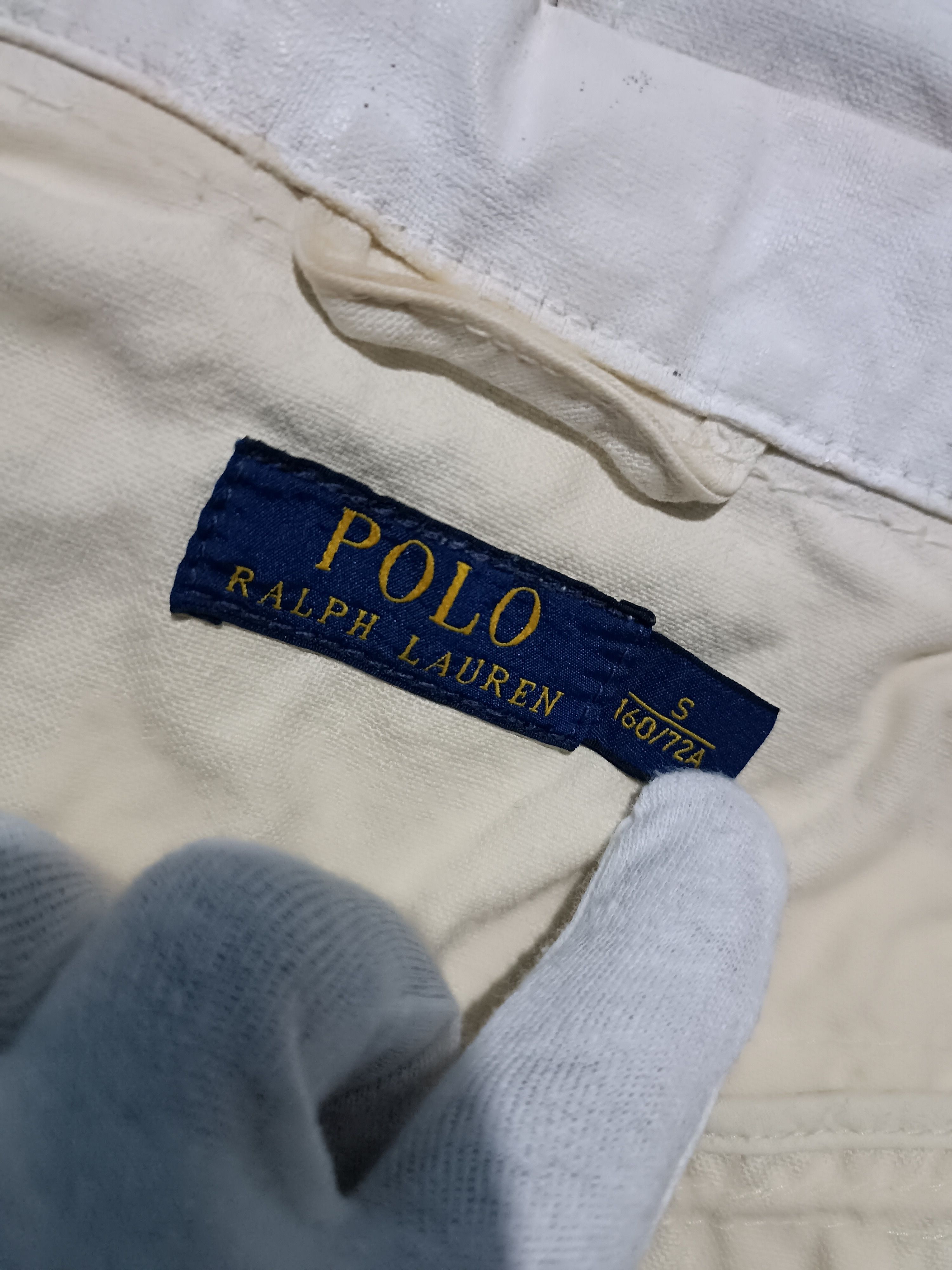 Polo Ralph Lauren Polo Ralph Lauren Crop Biker Jacket Waxed Cotton Mix Leather Size S / US 4 / IT 40 - 4 Thumbnail
