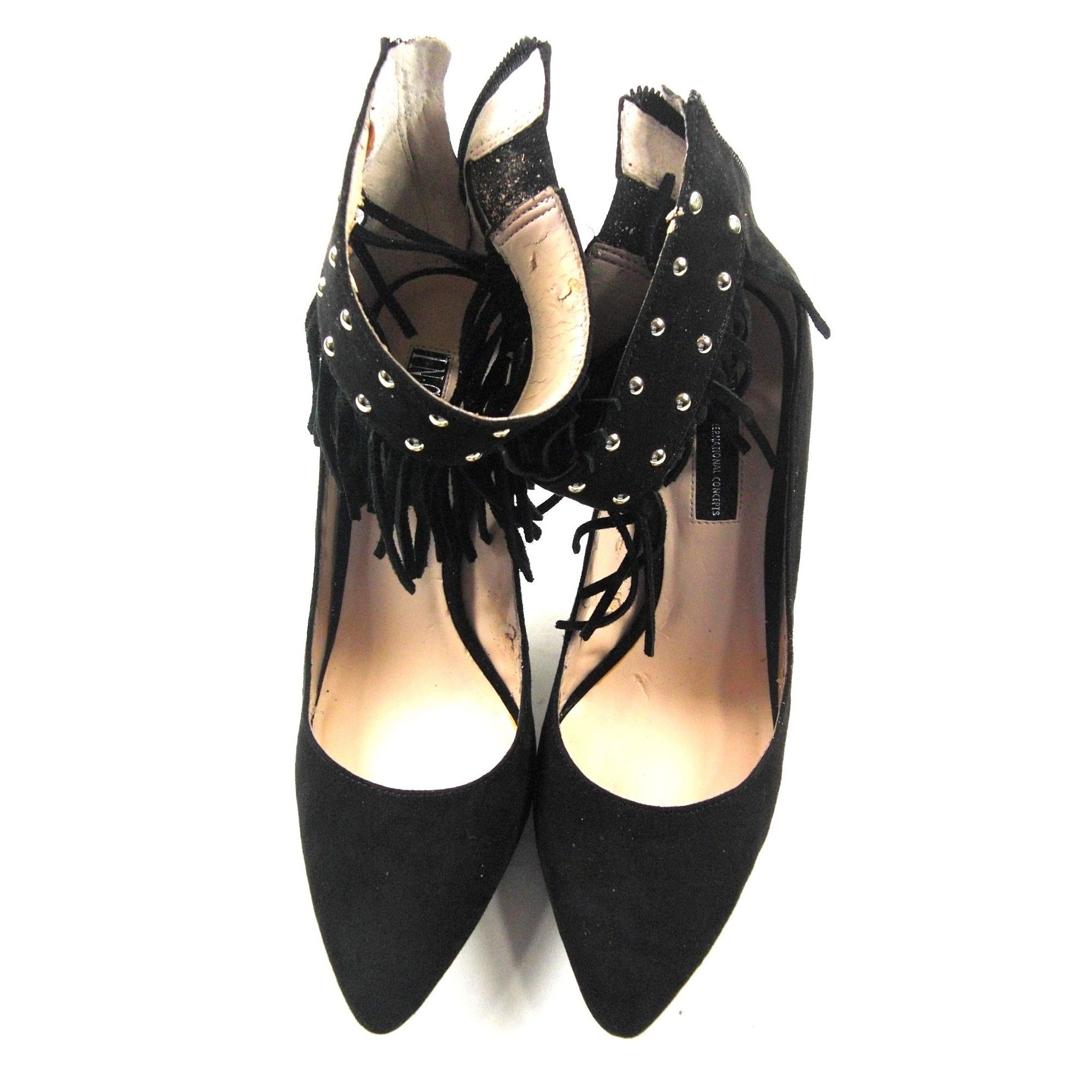 I.N.C INC Womens Black Pointed Toe Stiletto Buckle Pumps Shoes 7 M Size US 7 / IT 37 - 3 Thumbnail