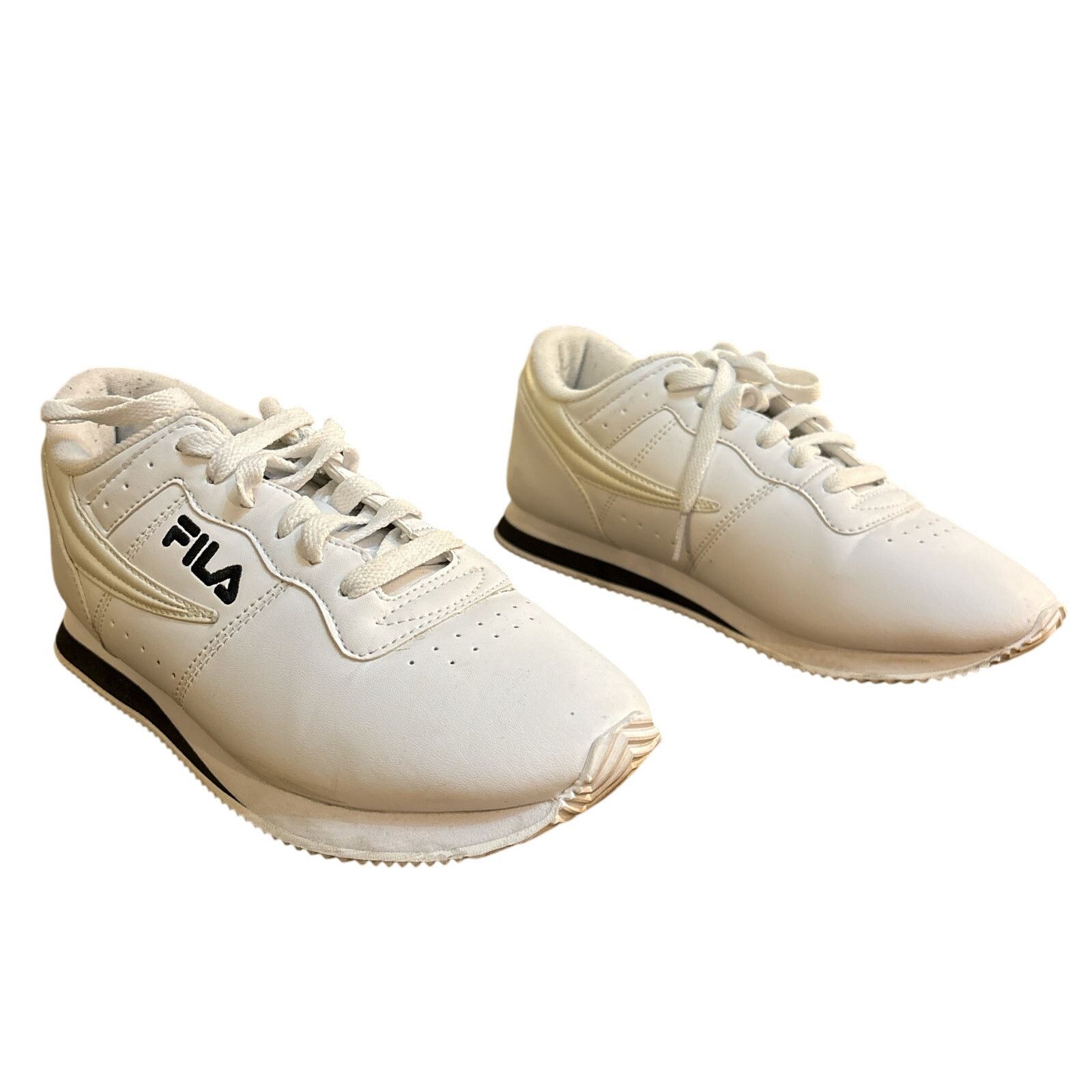 Fila Fila Womens Machu 5SC60508-112 White Running Shoes 8.5 Size US 8.5 / IT 38.5 - 2 Thumbnail