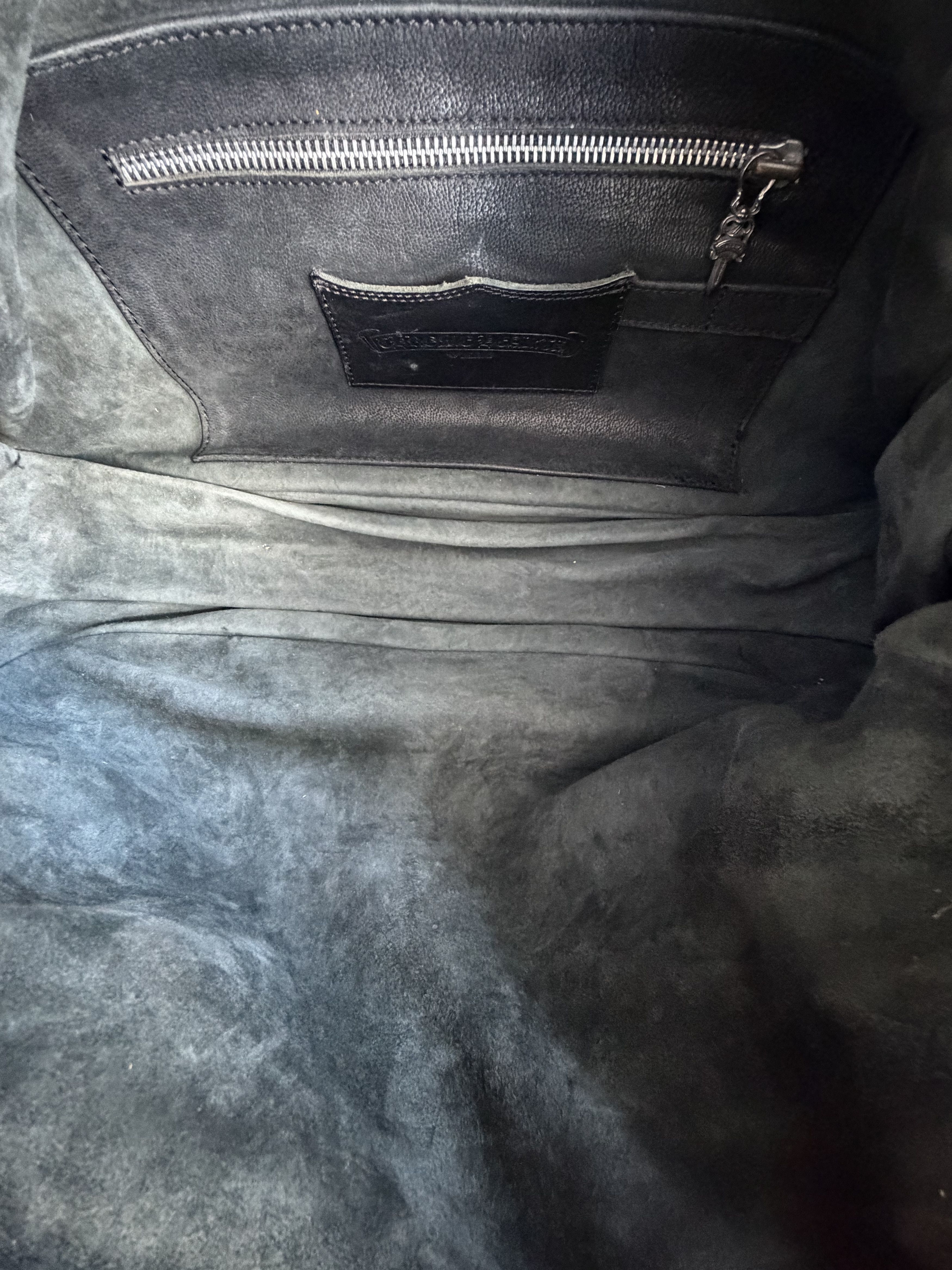 Chrome Hearts Chrome Hearts Black & Silver Gunslinger Messenger Bag Size ONE SIZE - 4 Thumbnail
