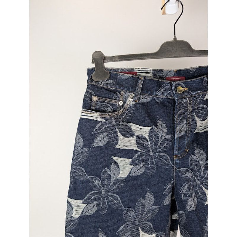 Gucci o1rshd1 Jacquard Certified Cotton Denim Bermuda Shorts Blue Size US 34 / EU 50 - 6 Thumbnail