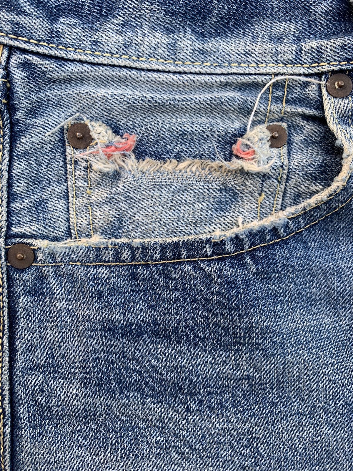 Kapital Heavily Washed Denim Jeans Size US 31 - 5 Thumbnail