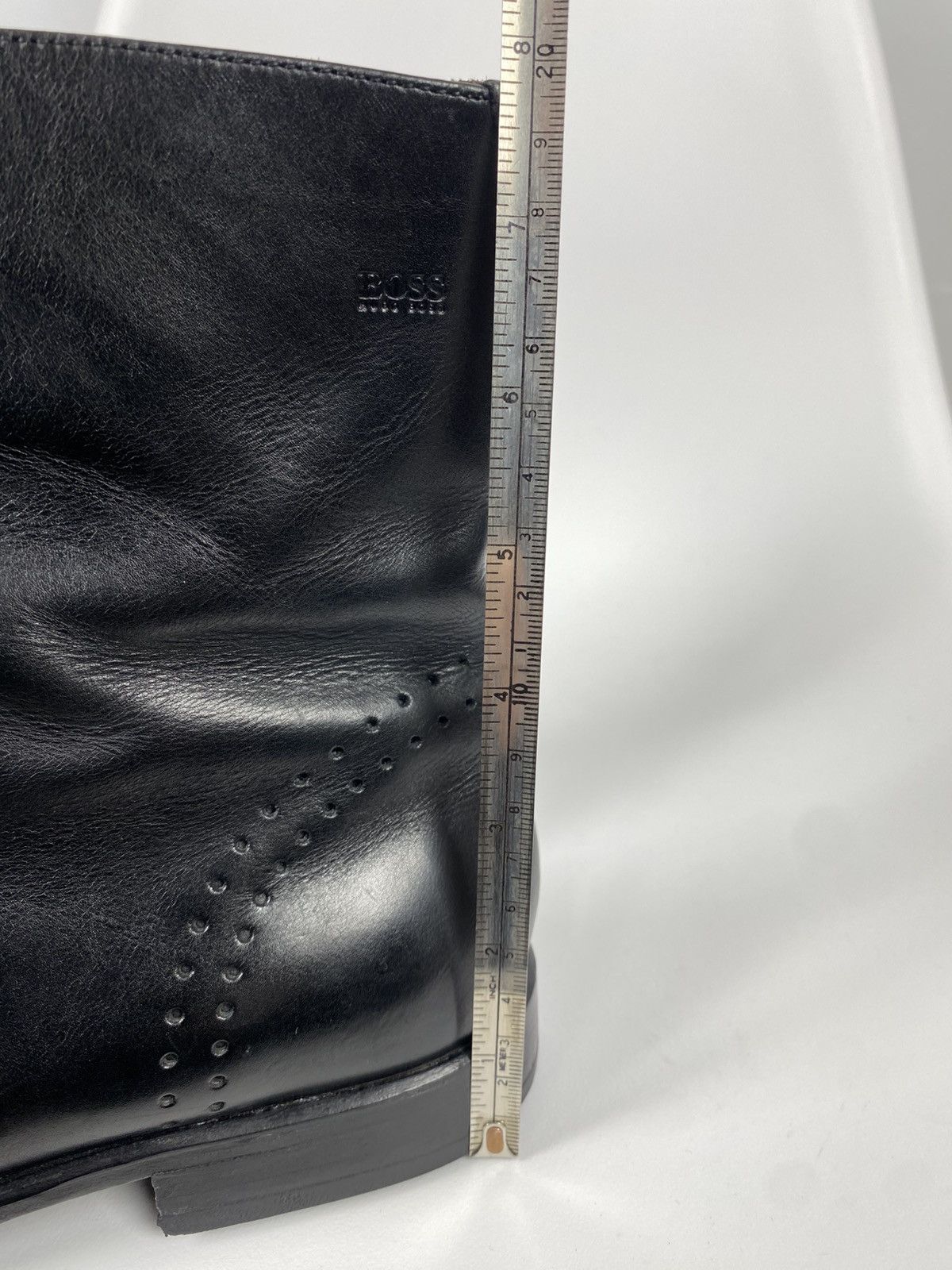 Hugo Boss Hugo Boss Zip Boots Brogue Genuine Leather size EU6.5 US7.5 Size US 7.5 / EU 40-41 - 12 Thumbnail