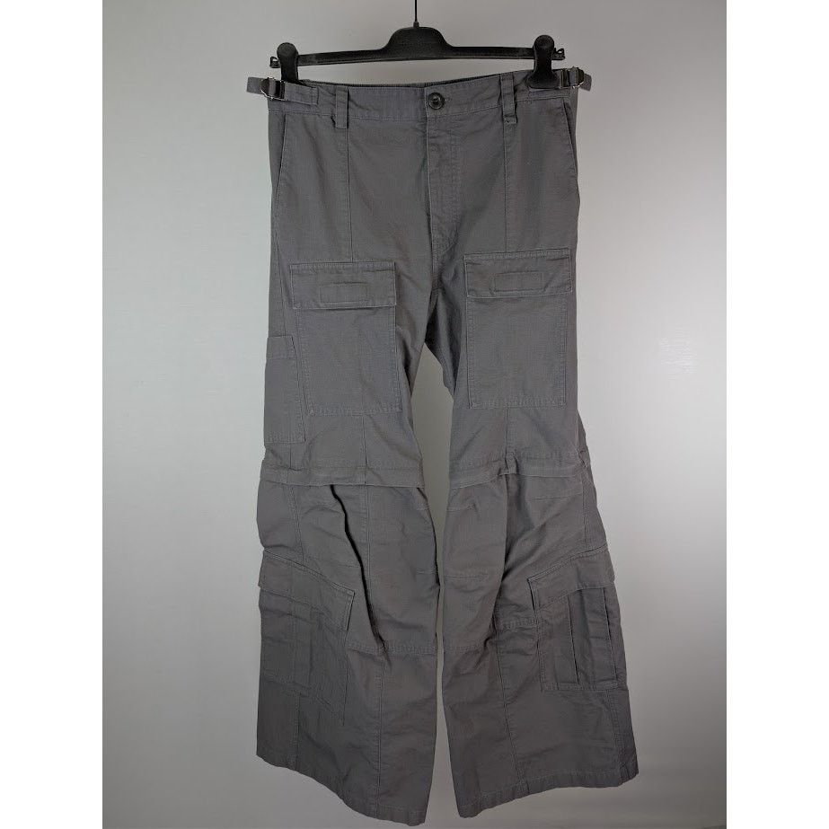 Balenciaga o1rshd1 Cotton Ripstop Pants in Gray Size US 30 / EU 46 - 10 Thumbnail