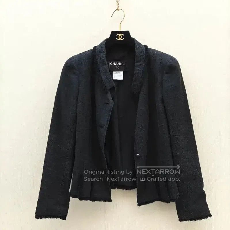Chanel Chanel Black Silk Jacket for Women . Size S / US 4 / IT 40 - 2 Thumbnail