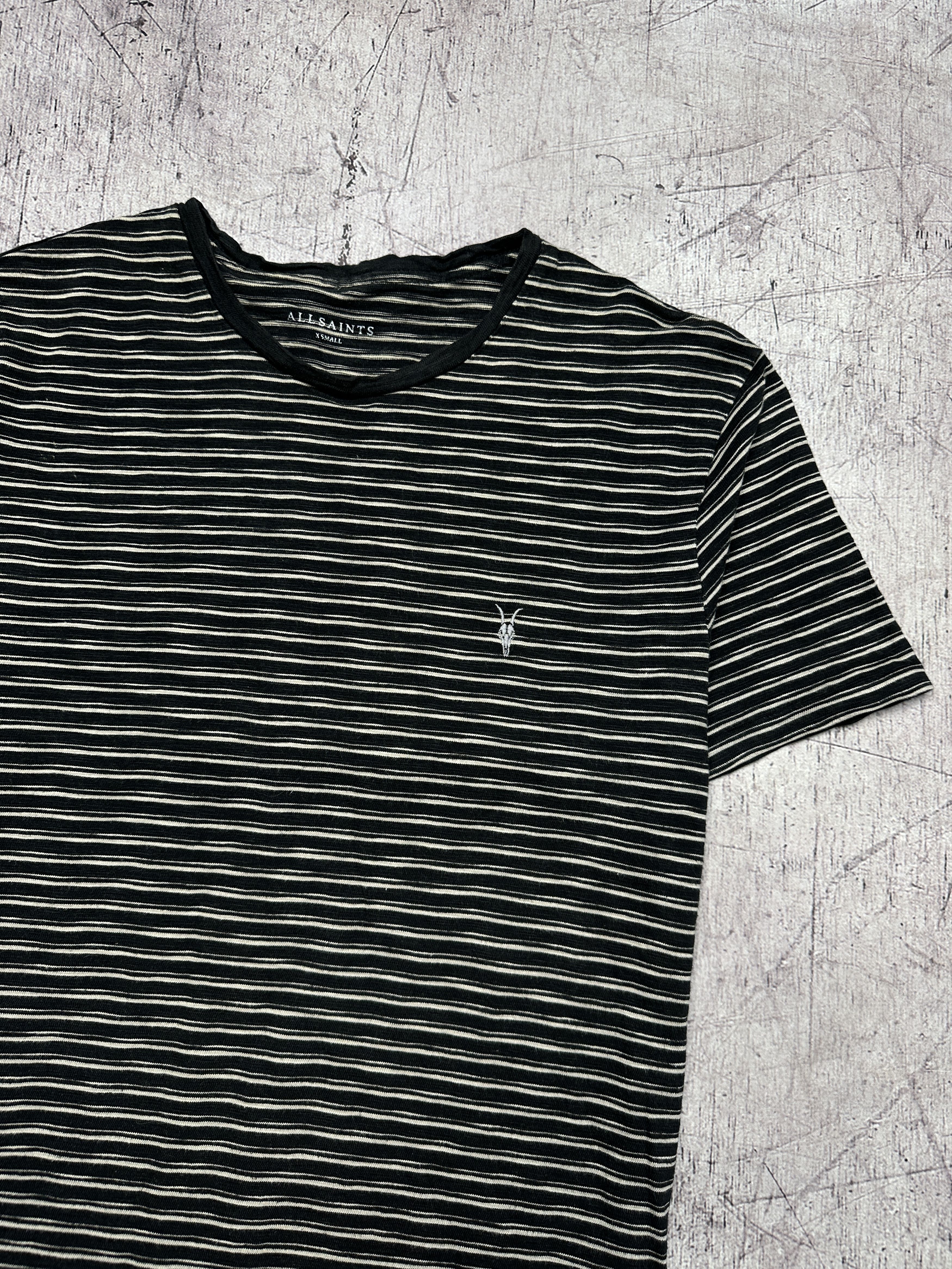 Allsaints Allsaints Mens Mana Crew Neck Striped T-Shirt Size US XS / EU 42 / 0 - 2 Thumbnail