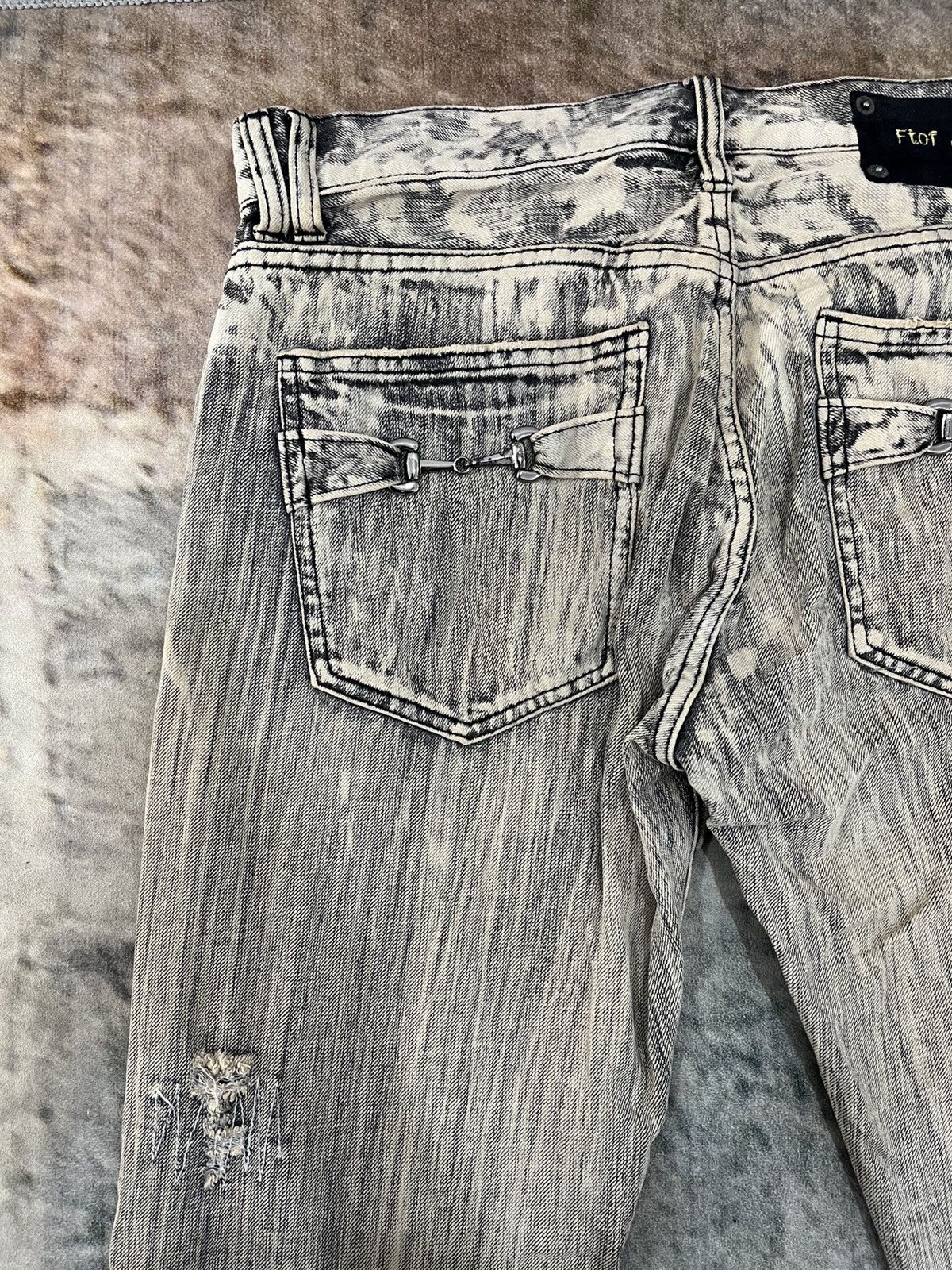 If Six Was Nine × Japanese Brand × Vintage Crazywash Ftof Denim Size US 33 - 14 Thumbnail