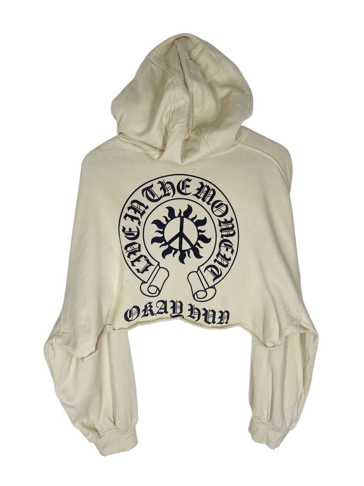 Japanese Brand CROPPED HOODIES SWEATER INSPIRE CHROME HEARTS Size US M / EU 48-50 / 2 - 1 Thumbnail
