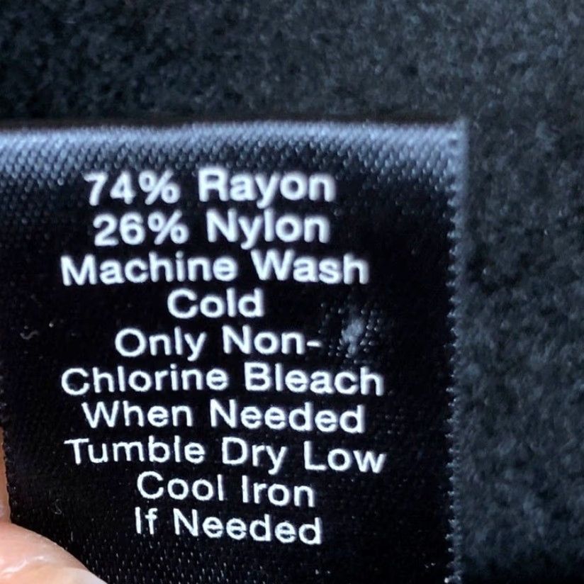 Ann Taylor Ann Taylor Womens Blouse Gray Metallic Crew Short Sleeve Pleated Front Tie 10 Size L / US 10 / IT 46 - 7 Thumbnail