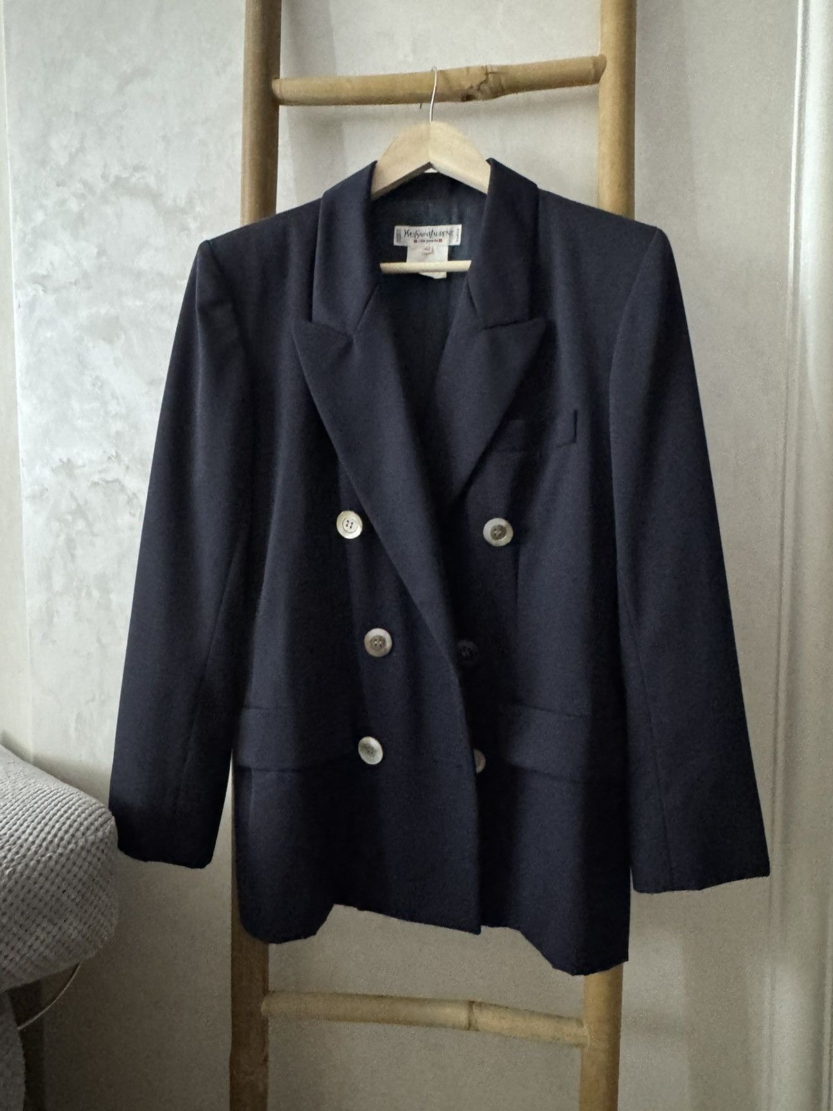 Yves Saint Laurent YSL Yves Saint Laurent Rive Gauche Vintage Blazer Size M / US 6-8 / IT 42-44 - 7 Thumbnail