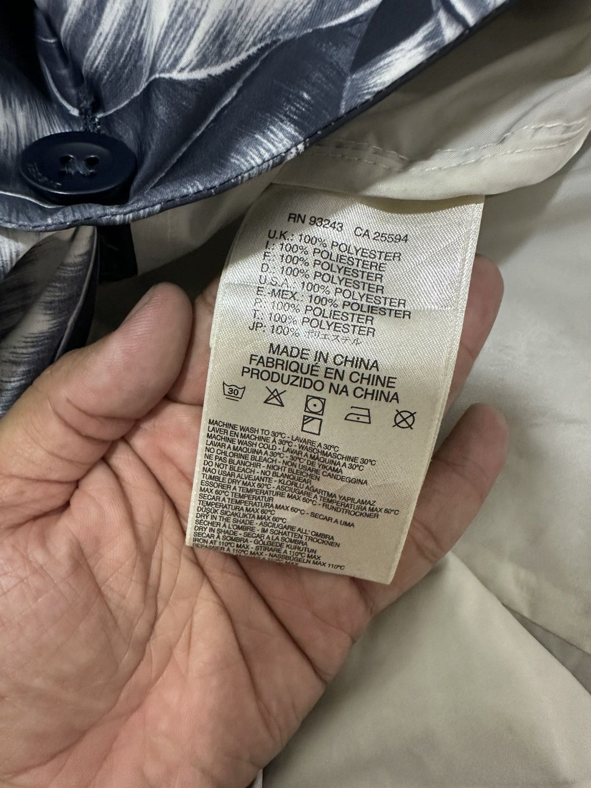 Diesel Diesel Nylon Jacket Full print Design Forest Print Design Size US M / EU 48-50 / 2 - 7 Thumbnail