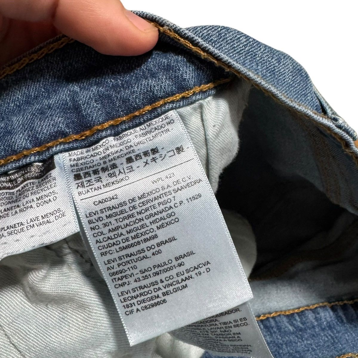 Levi's Levi’s 505 5 Pocket Straight Leg Jeans Men’s 36x30 Size US 36 / EU 52 - 7 Thumbnail
