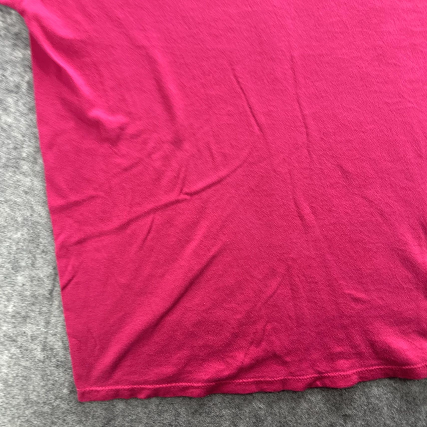 Jerzees VINTAGE Jerzees T-Shirt Mens Medium Pink Our Lady of Mercy Hospital Volunteers Graphic 90s Size US M / EU 48-50 / 2 - 5 Thumbnail