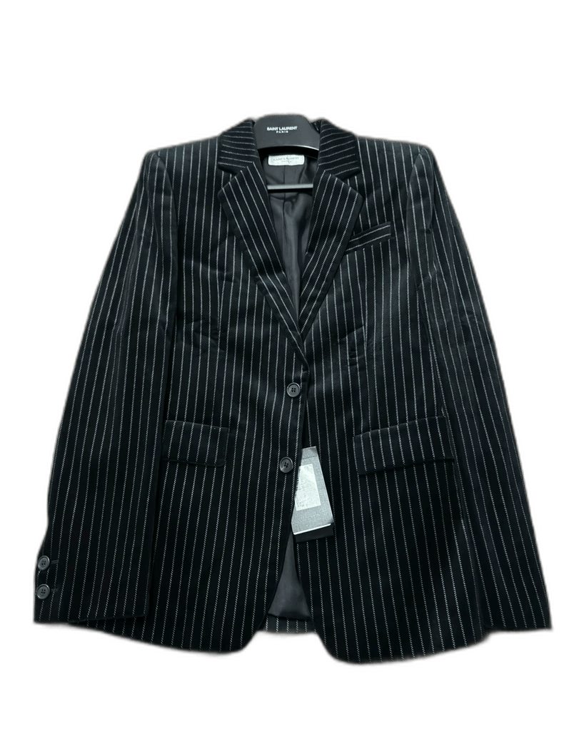 Yves Saint Laurent saint laurent velvet pinstripe blazer jacket Size US M / EU 48-50 / 2 - 1 Thumbnail