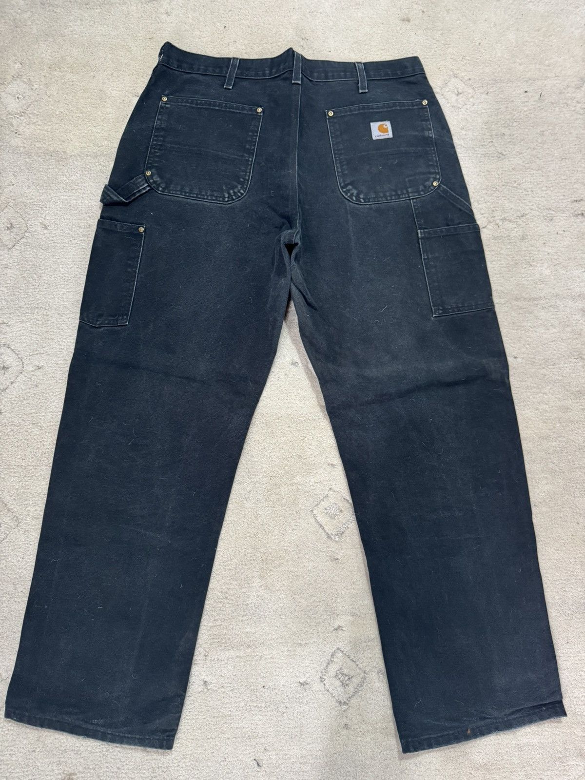 Carhartt Vintage Carhartt B01 BLK double knee workwear denim Size US 36 / EU 52 - 1 Thumbnail
