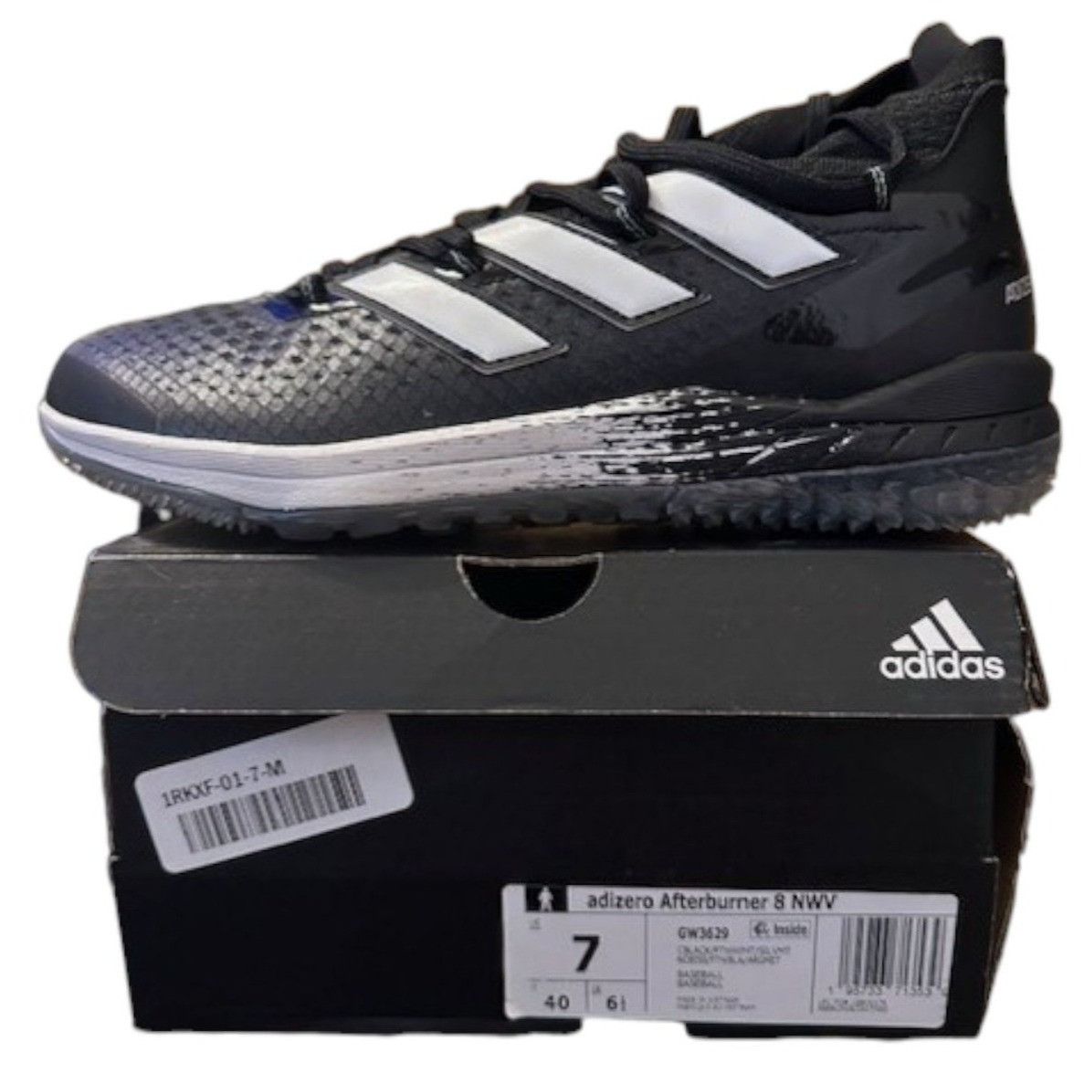 Adidas Adidas Afterburner 8 New Wave Baseball Turf Shoes GW3629 Bla Size US 7 / EU 40 - 10 Thumbnail