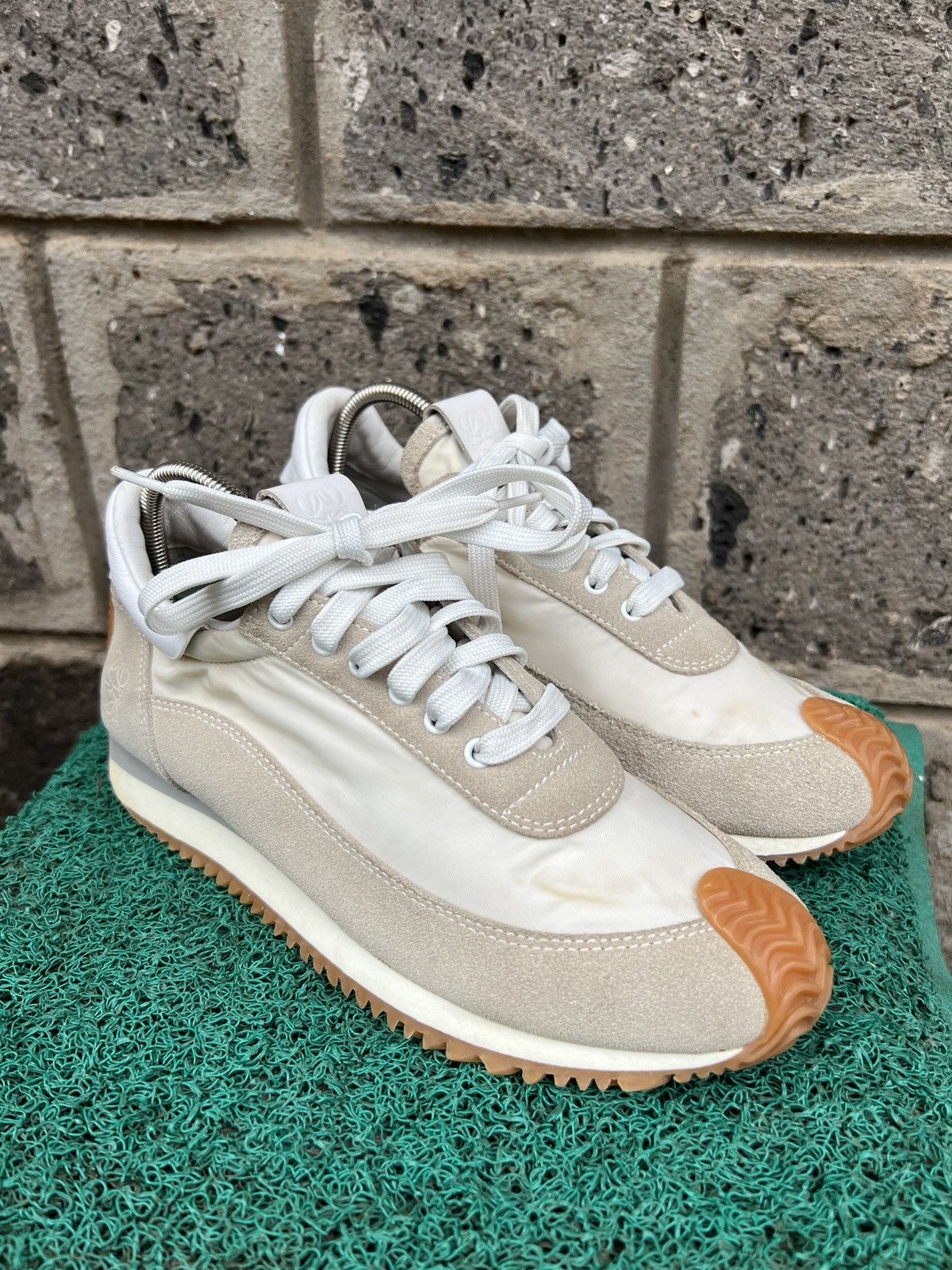 Loewe LOEWE Low Cut Sneakers 39 WHT 590720 Flow Runner | Grailed
