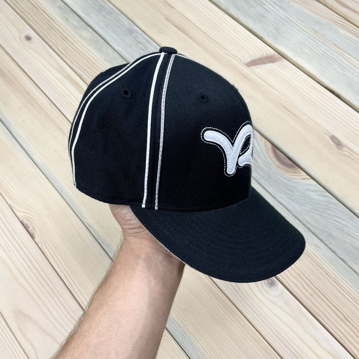 Japanese Brand × Rocawear Vintage Rocawear baseball cap Jay-Z Hip-Hop brand size 7 Y2K Size ONE SIZE - 5 Thumbnail