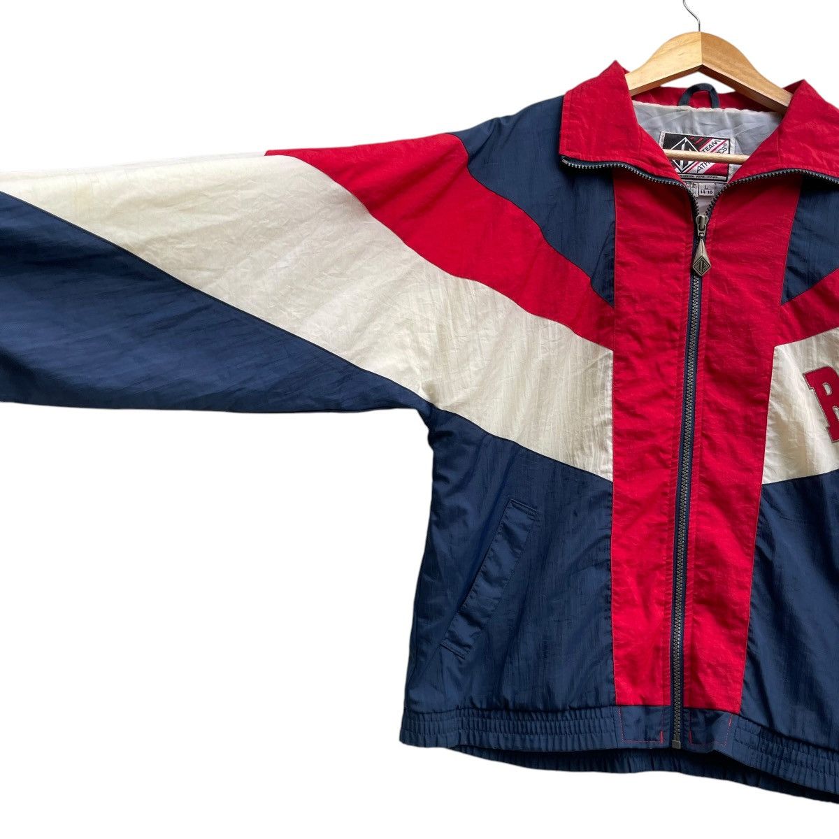 NFL 💥Vintage Team Athletics Rockets Britain Flag Jacket Size US M / EU 48-50 / 2 - 3 Thumbnail