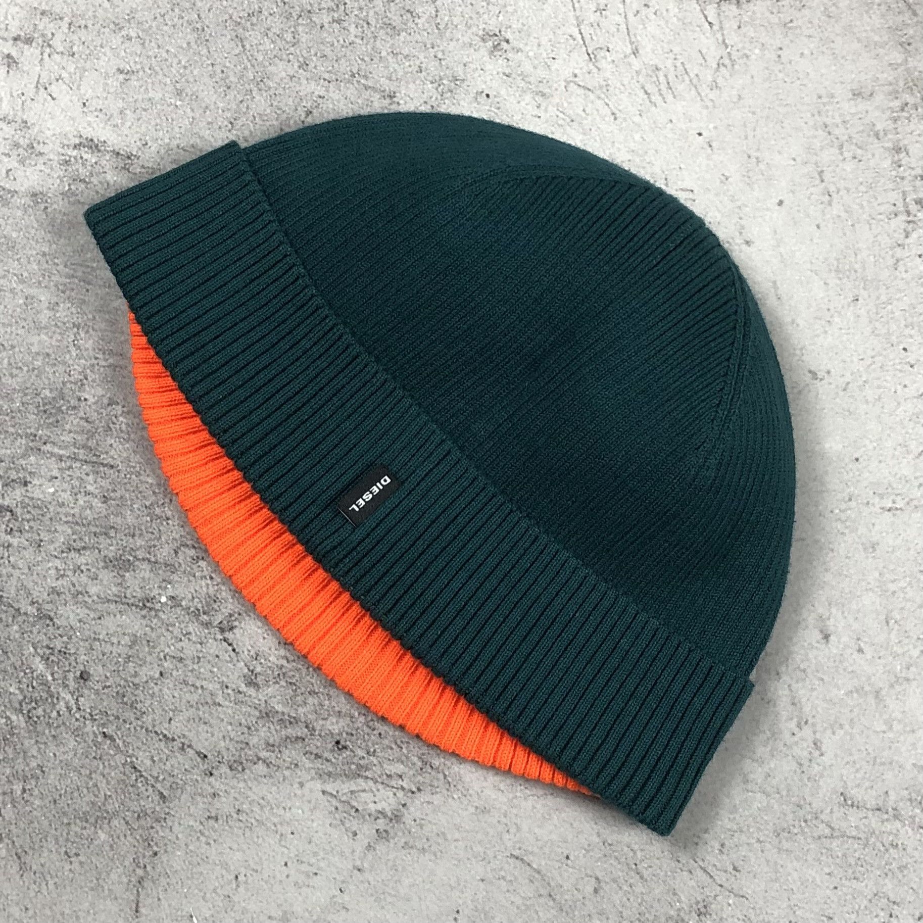 Diesel Diesel K-dobly Nylon Cotton Beanie Green Orange Ethiopia Hat Size ONE SIZE - 5 Thumbnail