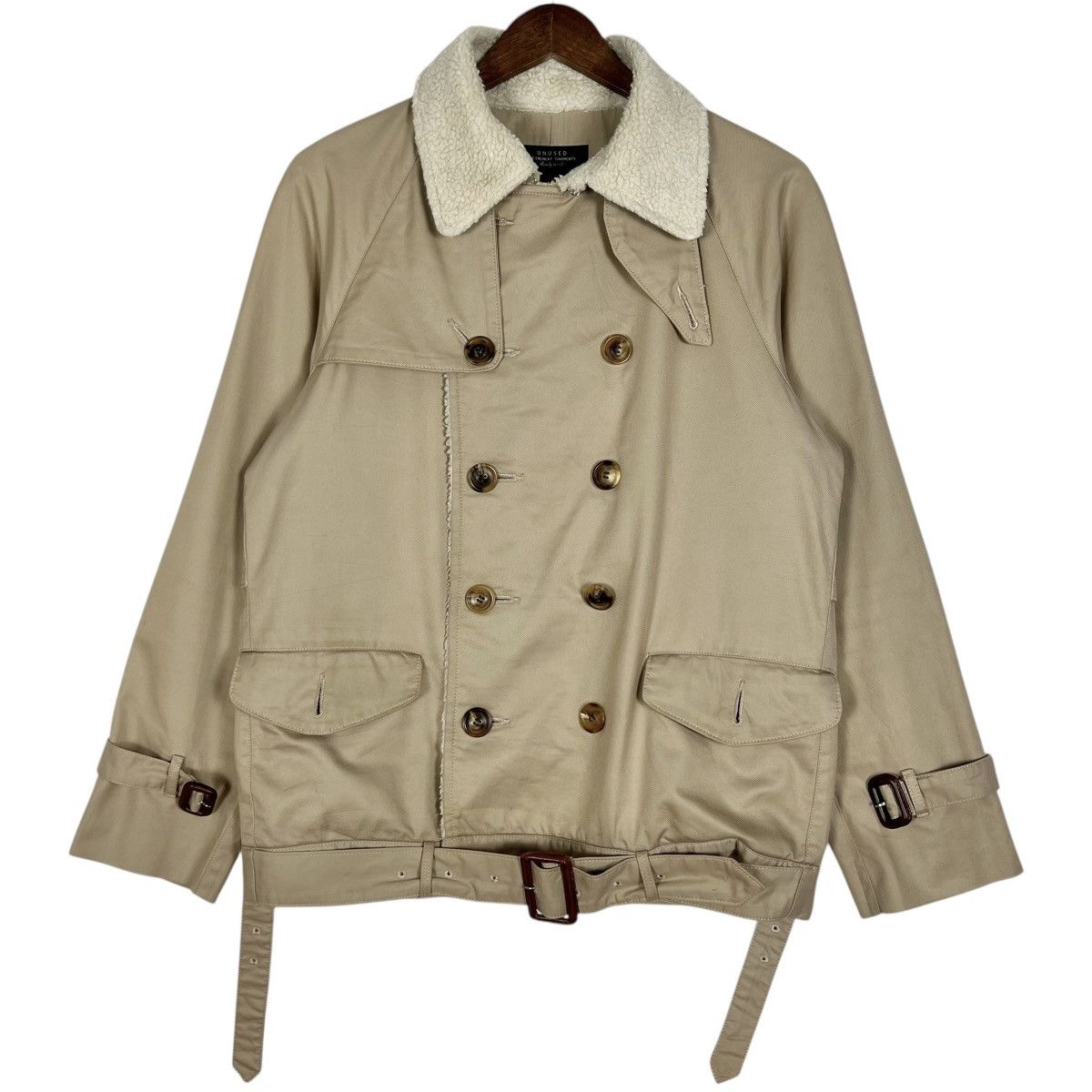 Unused UNUSED Double Collar Sherpa Jacket Size US L / EU 52-54 / 3 - 2 Thumbnail