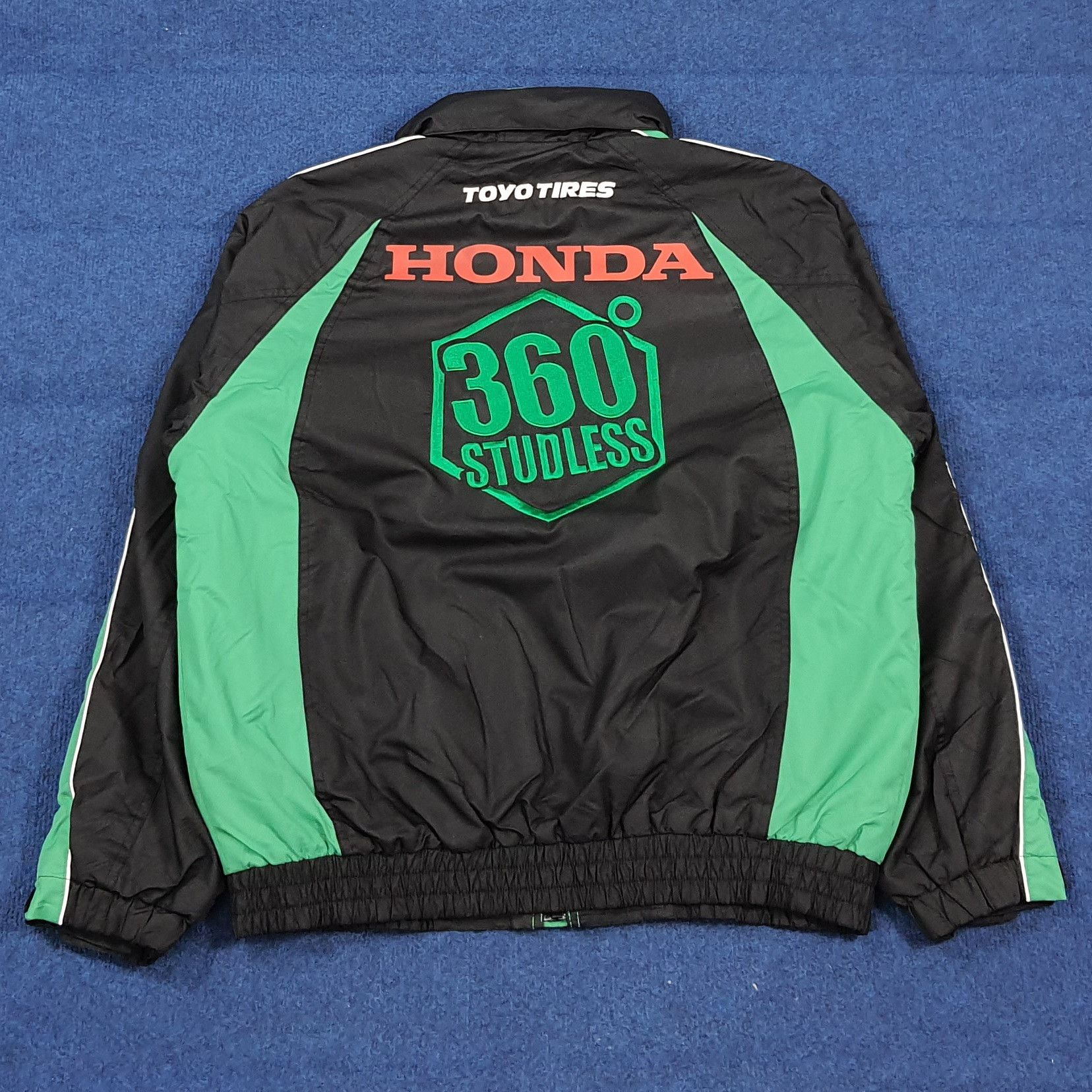 Japanese Brand Vintage ToyoTyres Honda Mugen Racing Jacket C304N14 Size US L / EU 52-54 / 3 - 1 Thumbnail