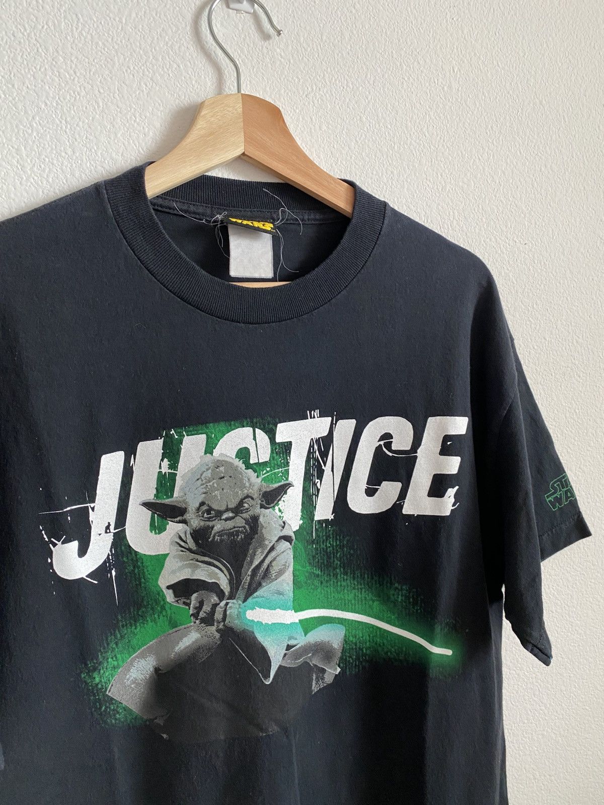 Star Wars Vintage 00s Star Wars Yoda Tee Size US L / EU 52-54 / 3 - 5 Thumbnail